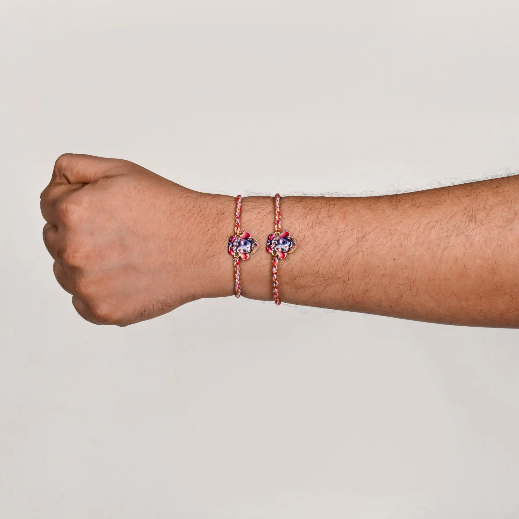 Lord Ganesha Set Of 2 Rakhi - Image 3