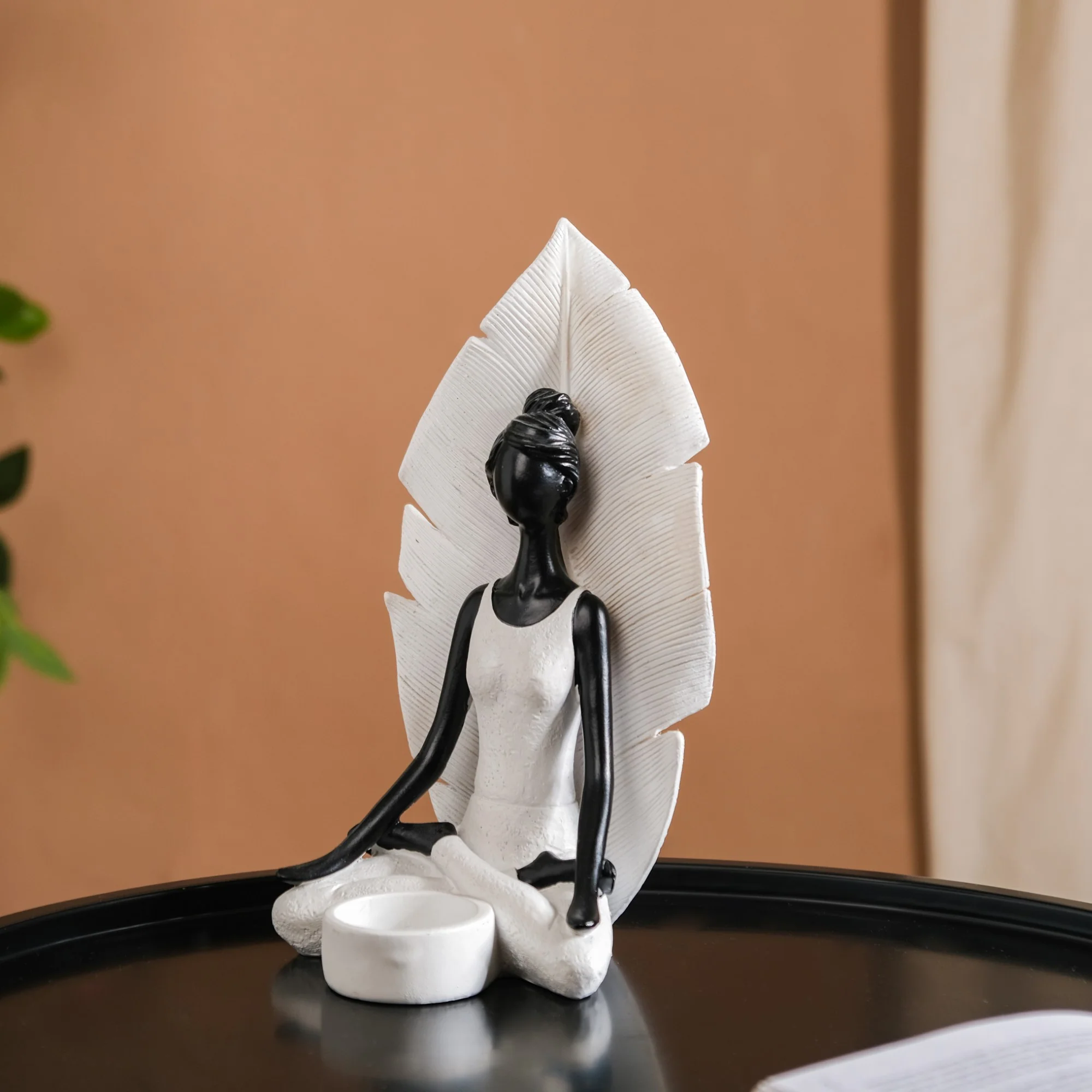 Lotus Position Yoga Candle Stand - Image 4