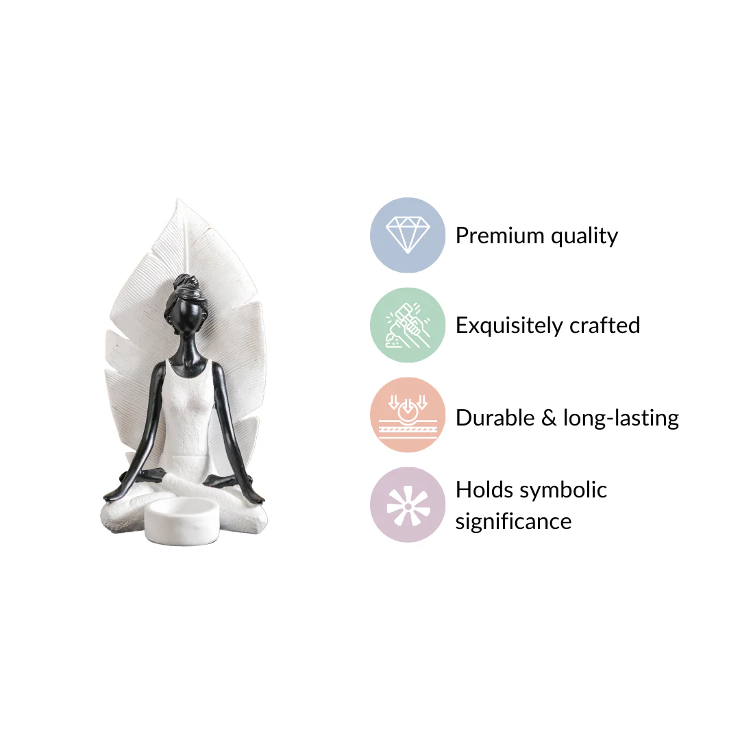 Lotus Position Yoga Candle Stand - Image 6