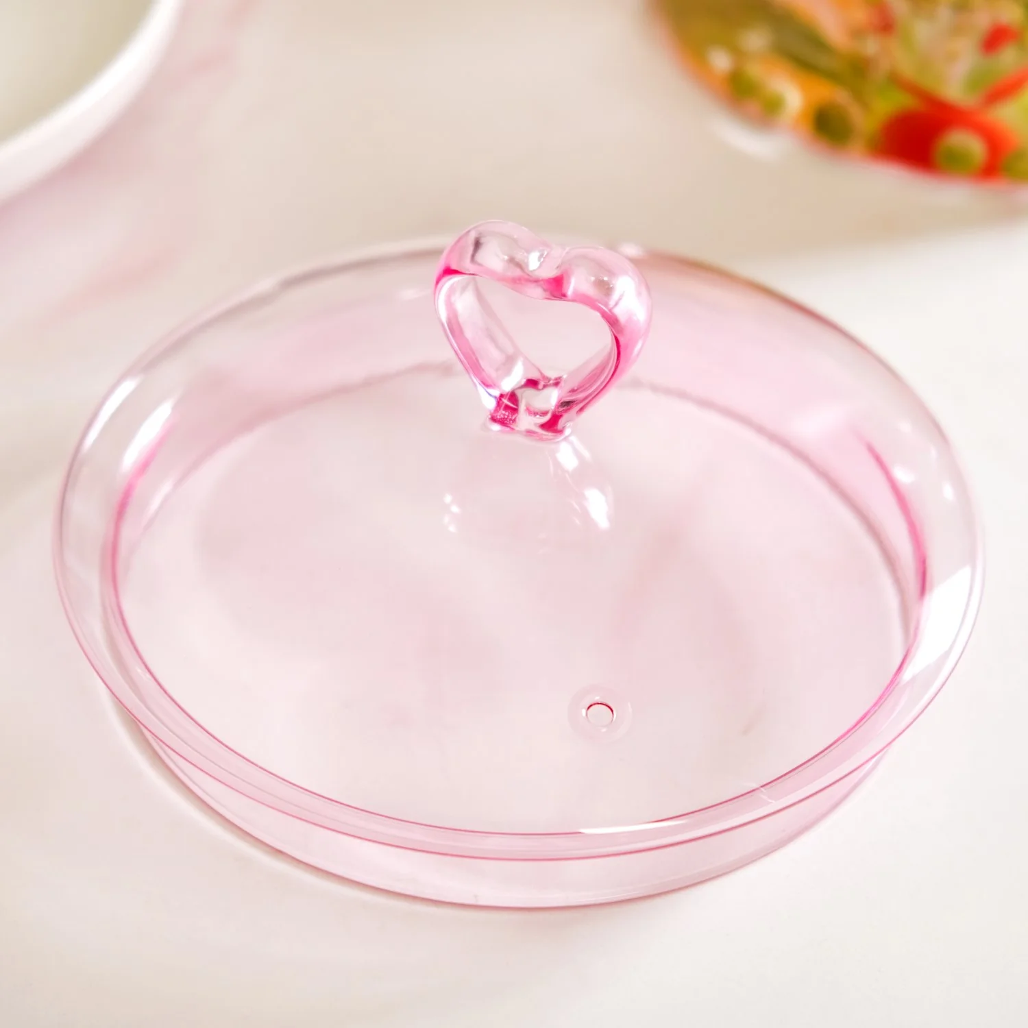 Love Pink Borosilicate Glass Cooking Pot 1250ml - Image 8