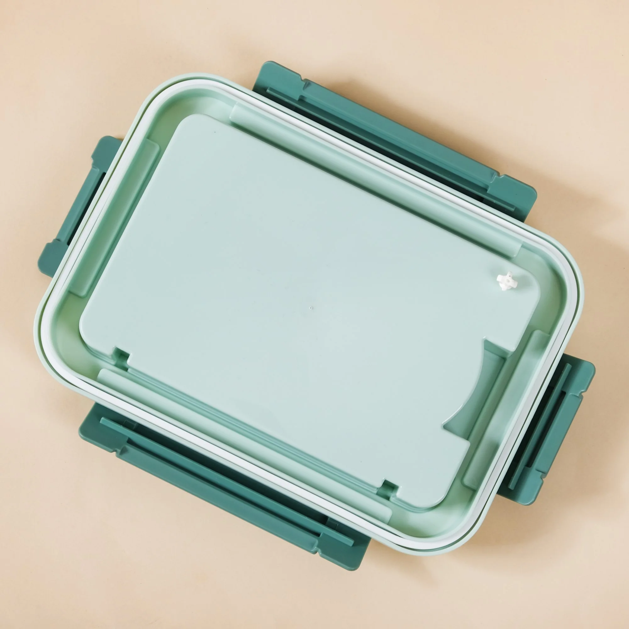 Lunch Box With 2 Sections Green 800ml - Image 31