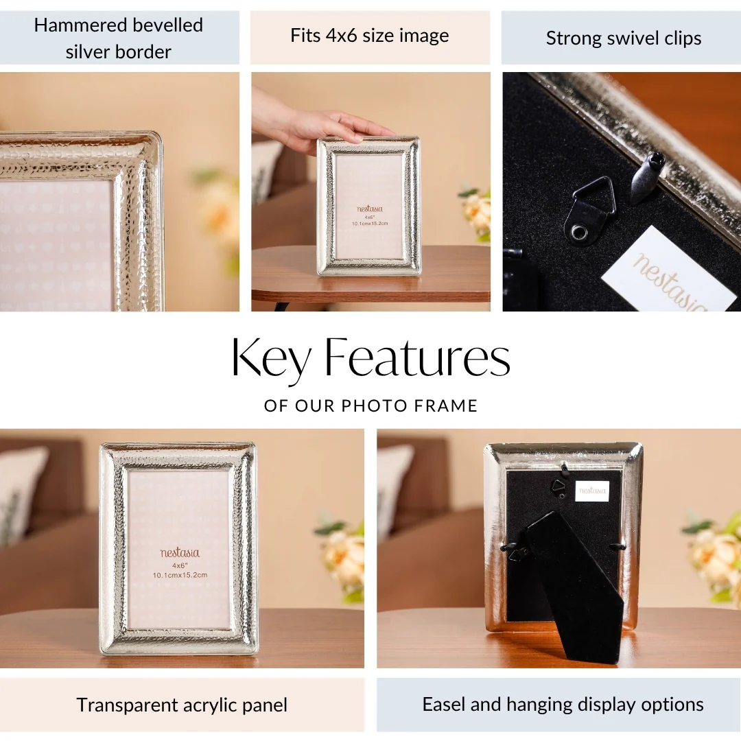 Luxe Bevelled Medium Photo Frame 10x15cm - Image 5
