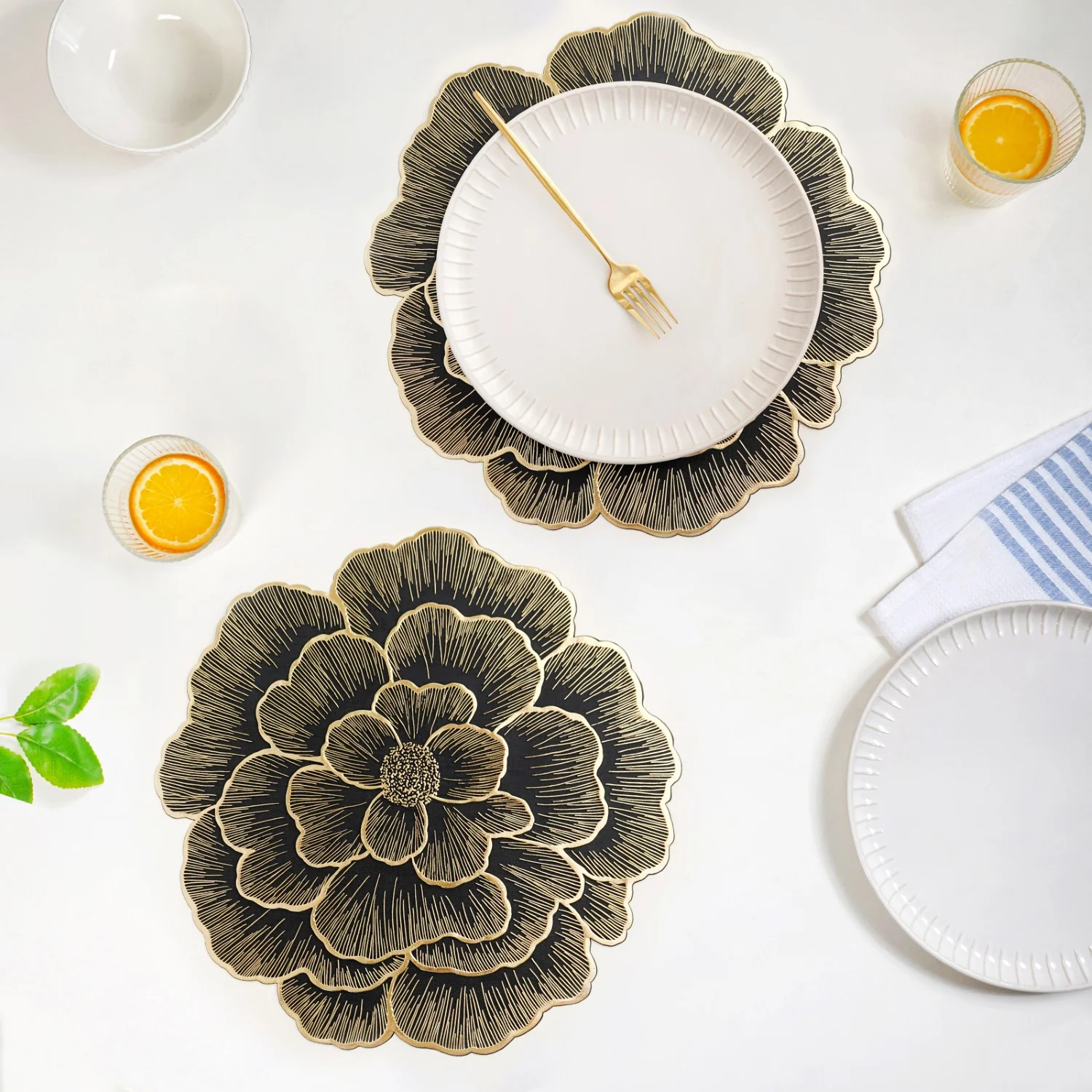 Luxe Bloom Radiance Table Mat Set Of 6 - Image 8