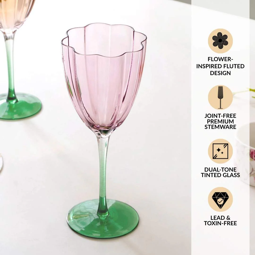 Luxe Tulip Wine Glass Set Of 2 320ml - Image 2
