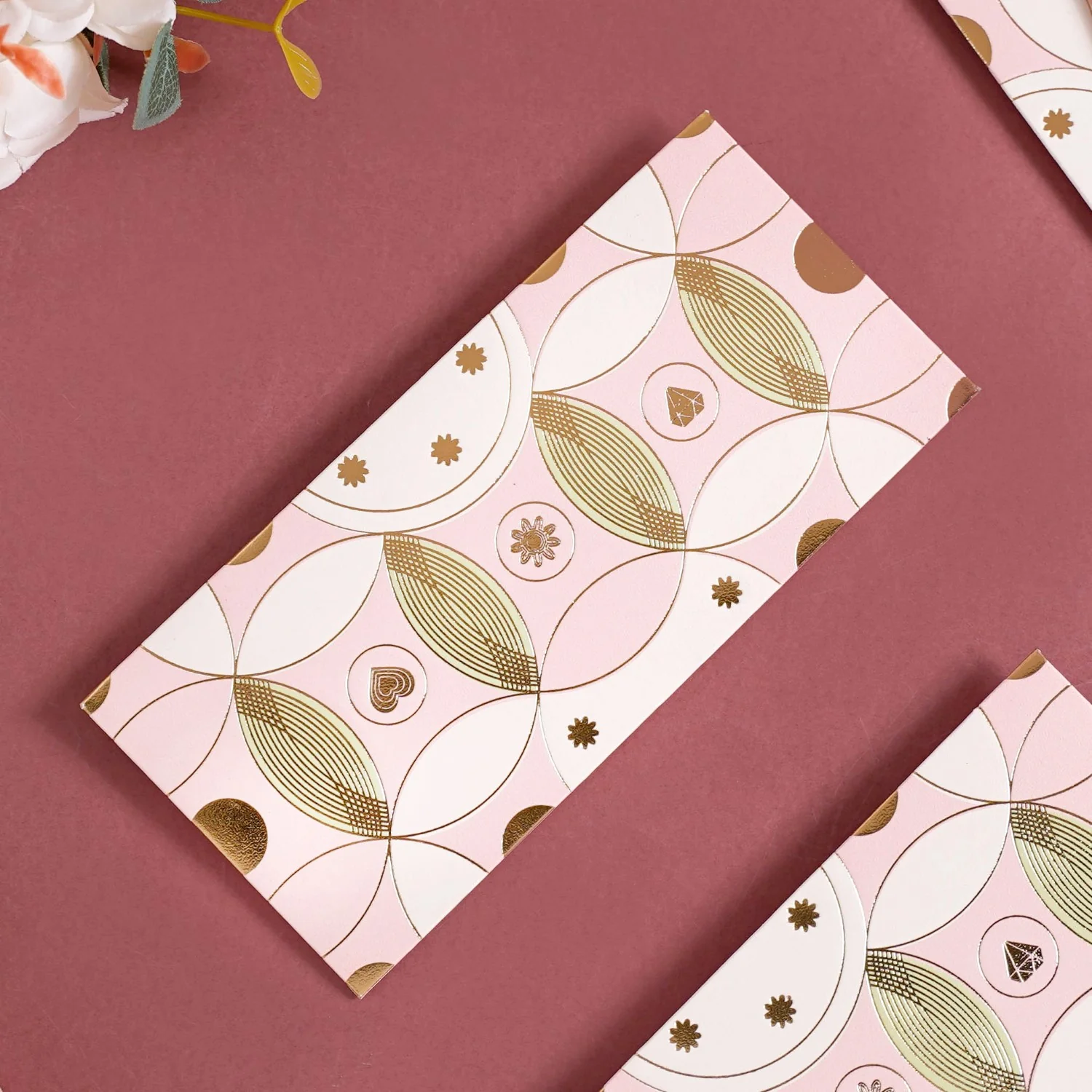 Luxury Wedding Gift Envelope Set Of 12 Pastel Pink - Image 6
