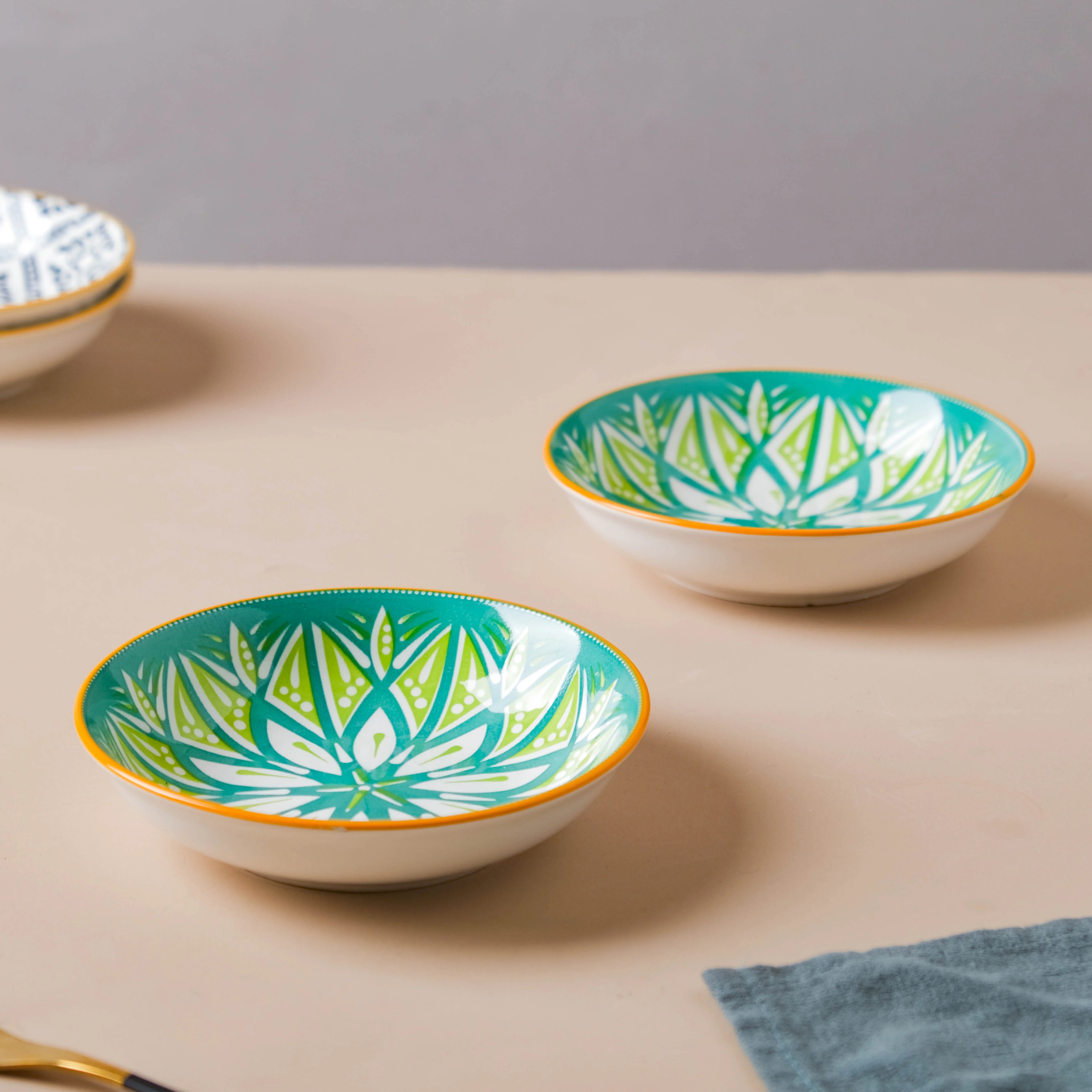 Mandala Appetizer Plate Set of 2 - Image 8