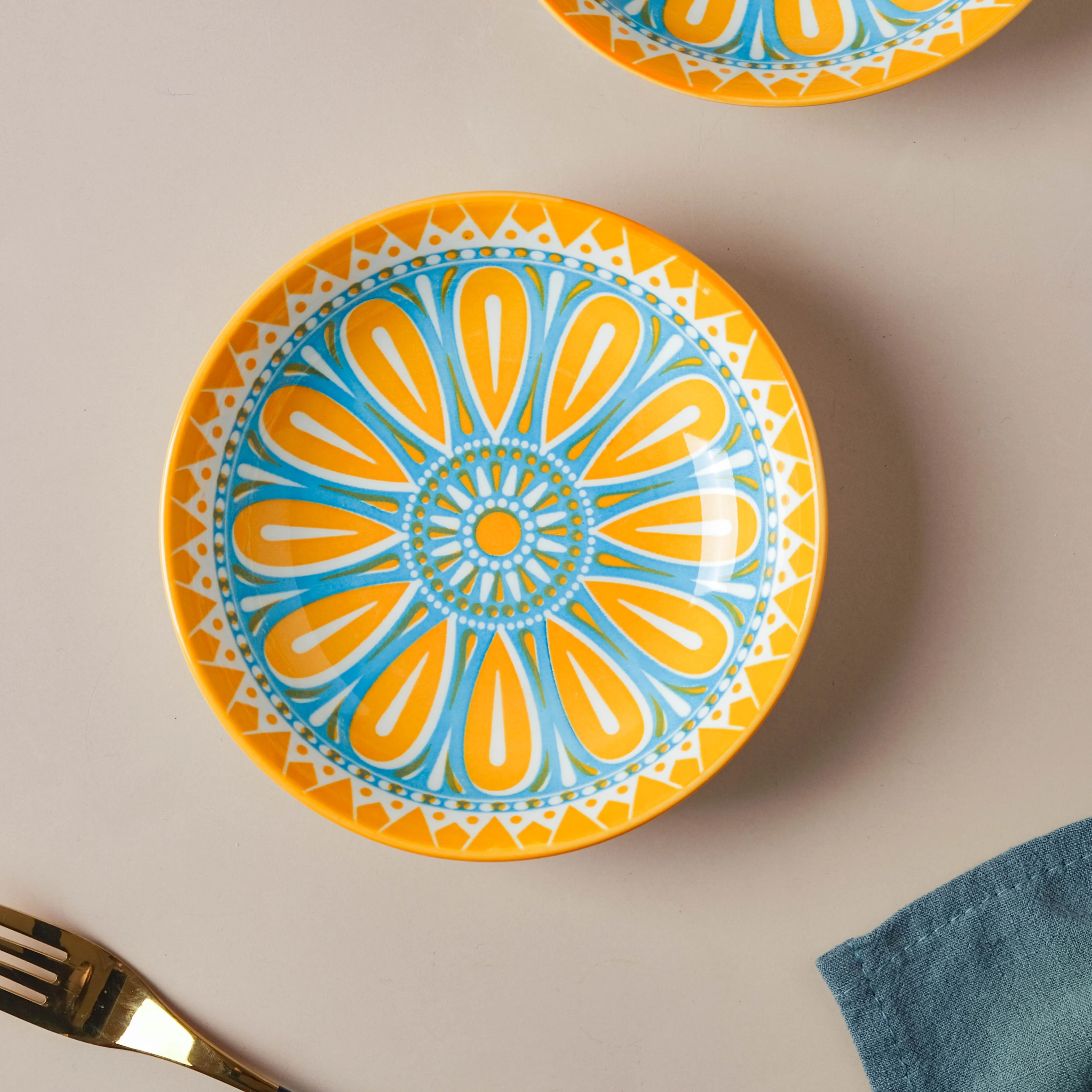 Mandala Appetizer Plate Set of 2 - Image 9