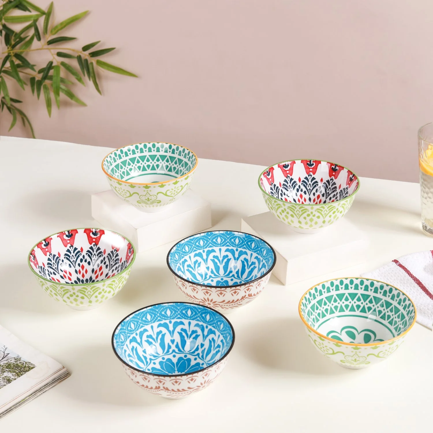 Mandala Dessert Bowl Set of 2 - Image 24