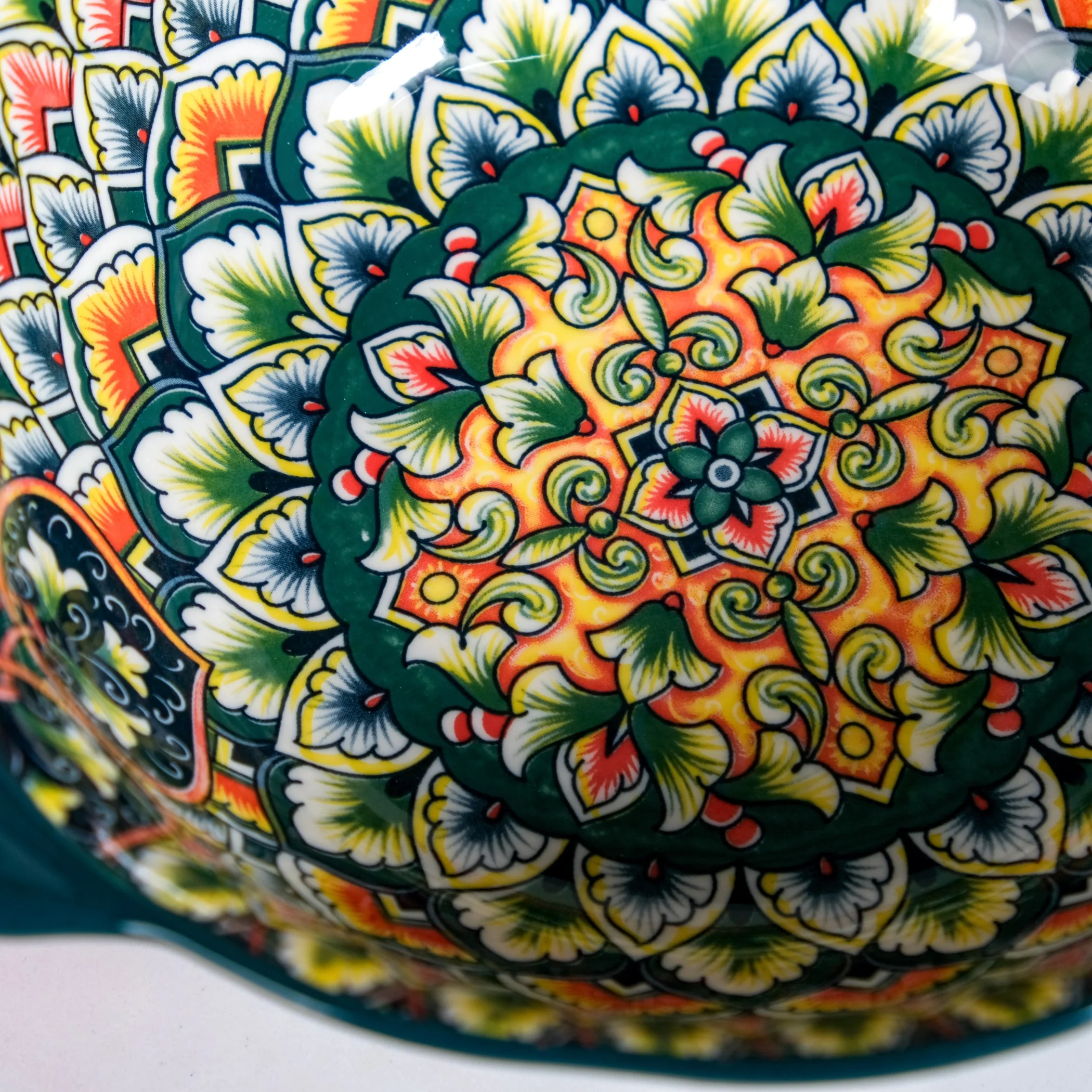 Mandala Melange Serving Bowl Green 1500ml - Image 6