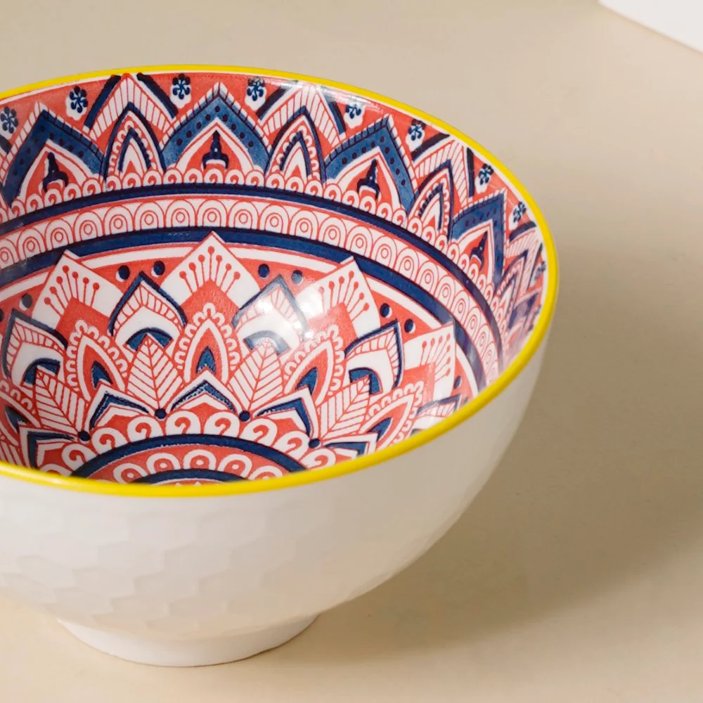 Mandala Ramen Bowl Set of 4 - Image 9