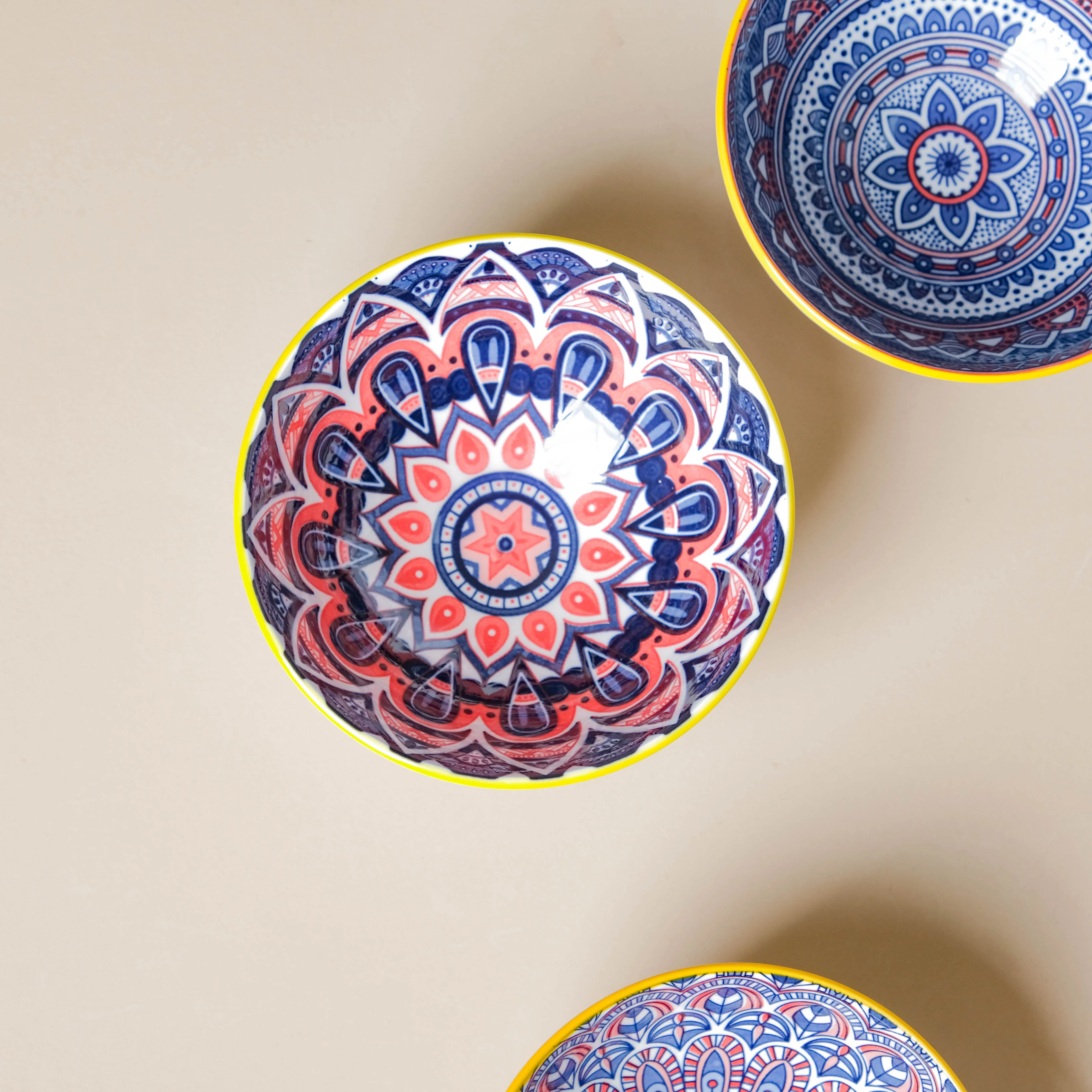 Mandala Snack Bowl Set Of 6 With Chopsticks - Image 5