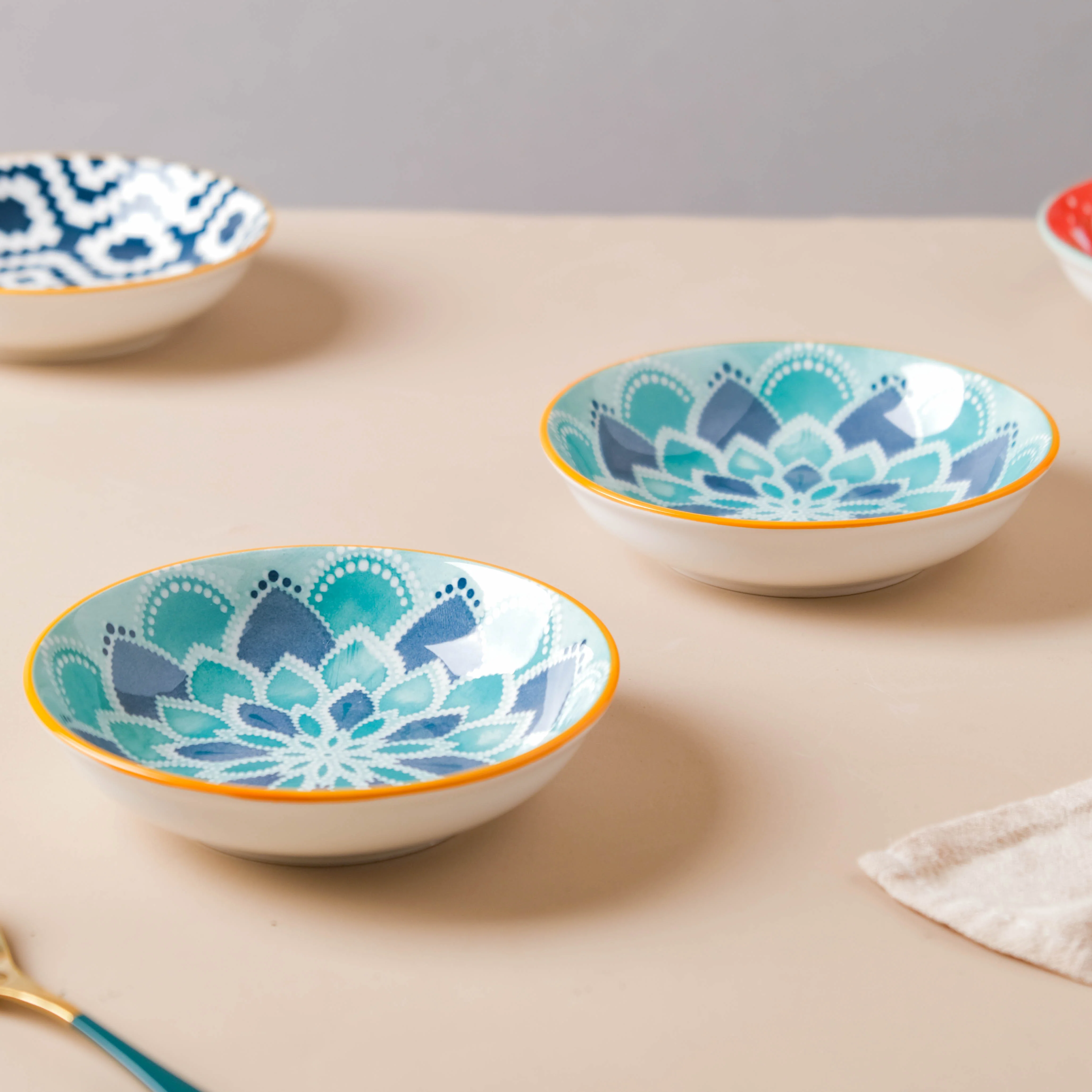 Mandala Snack Dish Set of 2 - Image 10