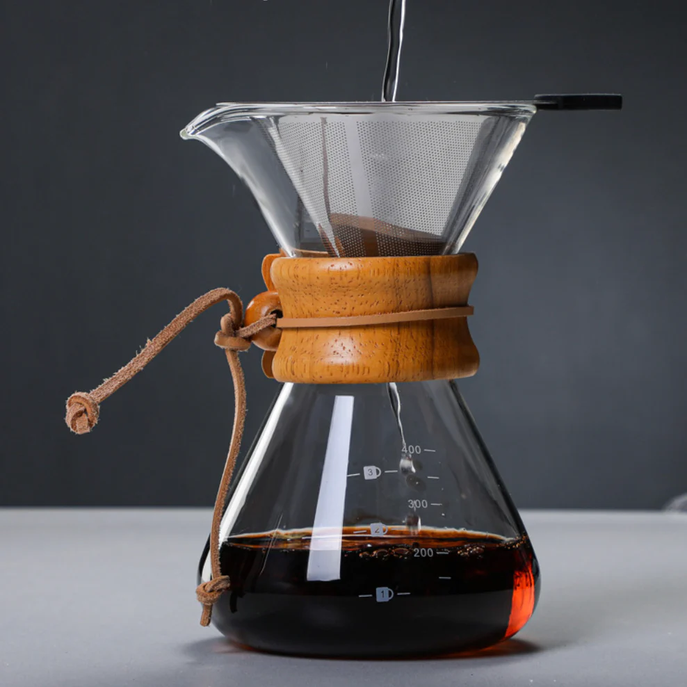 Manual Drip Coffee Maker With Borosilicate Glass Carafe - Image 19