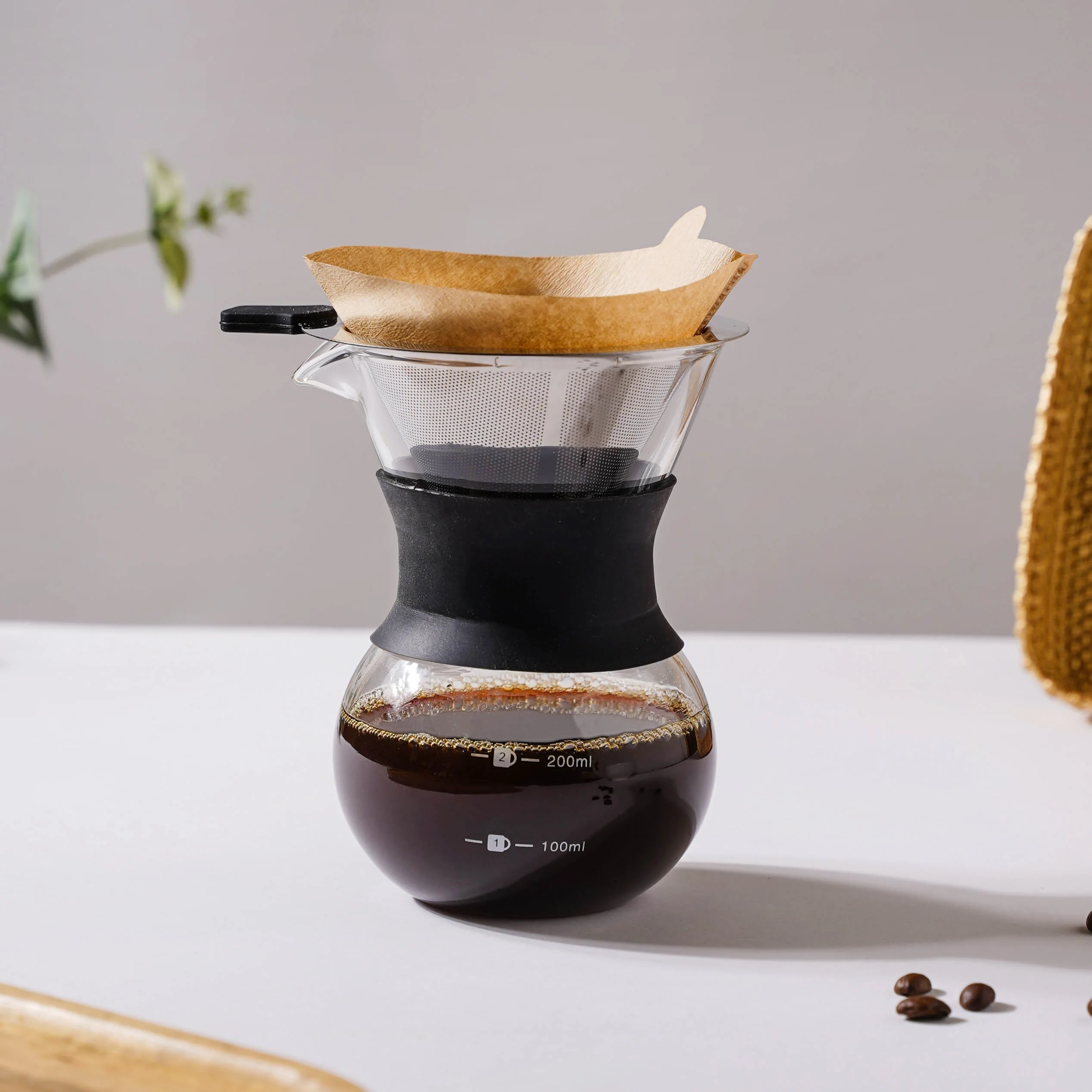 Manual Drip Coffee Maker With Filter Small - Image 8