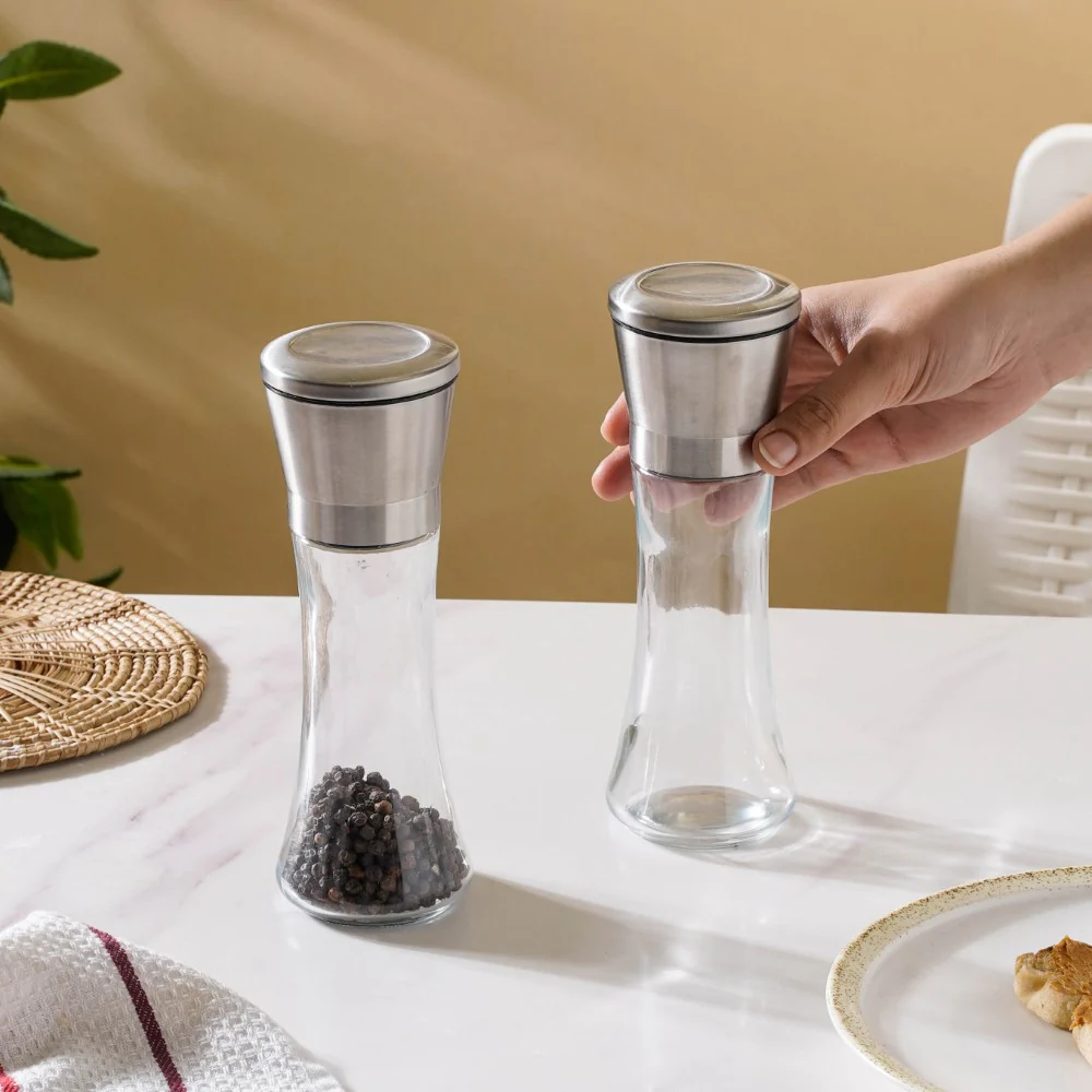 Manual Pepper Grinder Set Of 2 200ml - Image 5