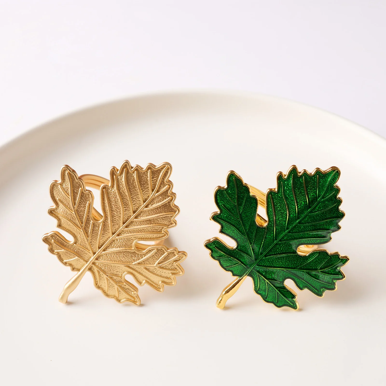 Maple Leaf Napkin Ring - Image 2