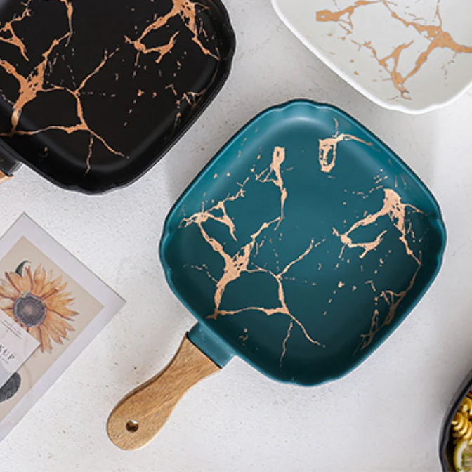 Marble Texture Square Dish - Image 3