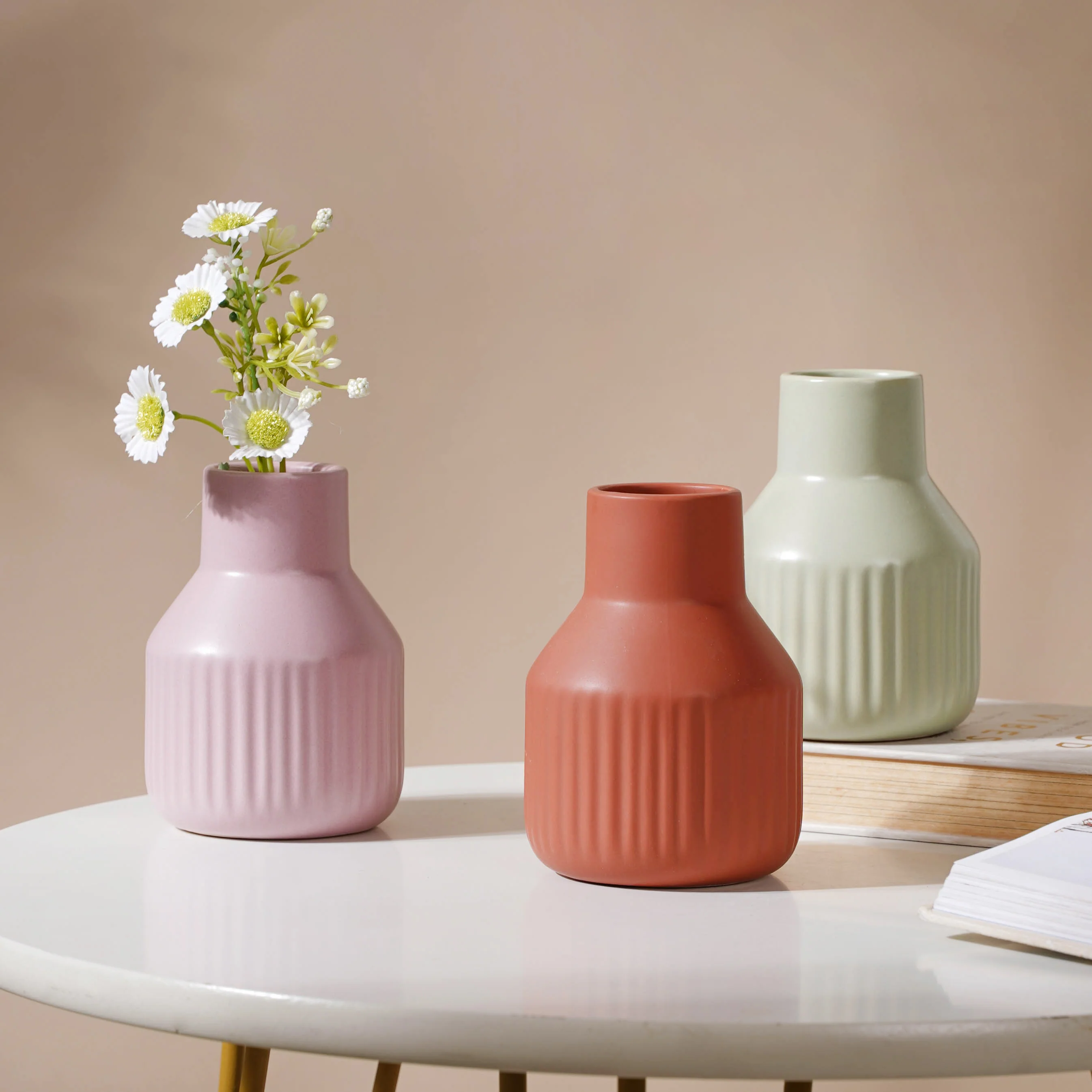 Matte Soft Hued Vase - Image 11