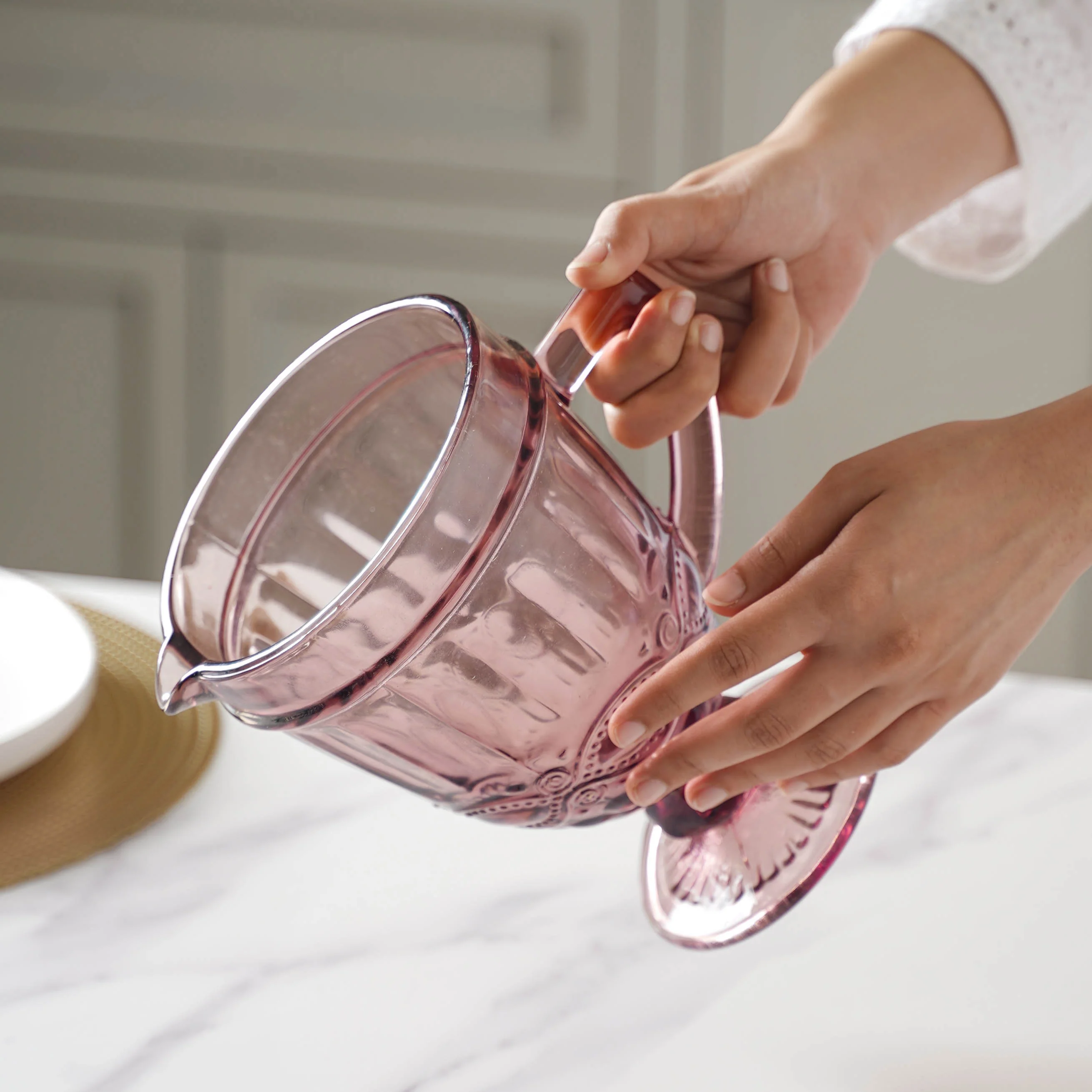 Mauve Orchid Juice Jug - Image 2