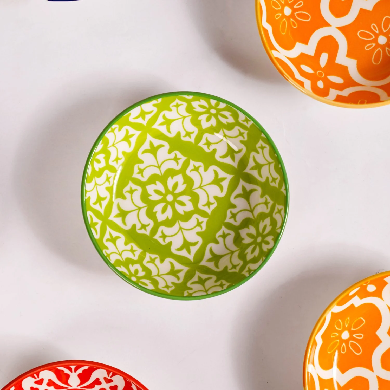 Mediterranean Vibrancy Small Ceramic Bowls Set Of 8 70ml - Image 8