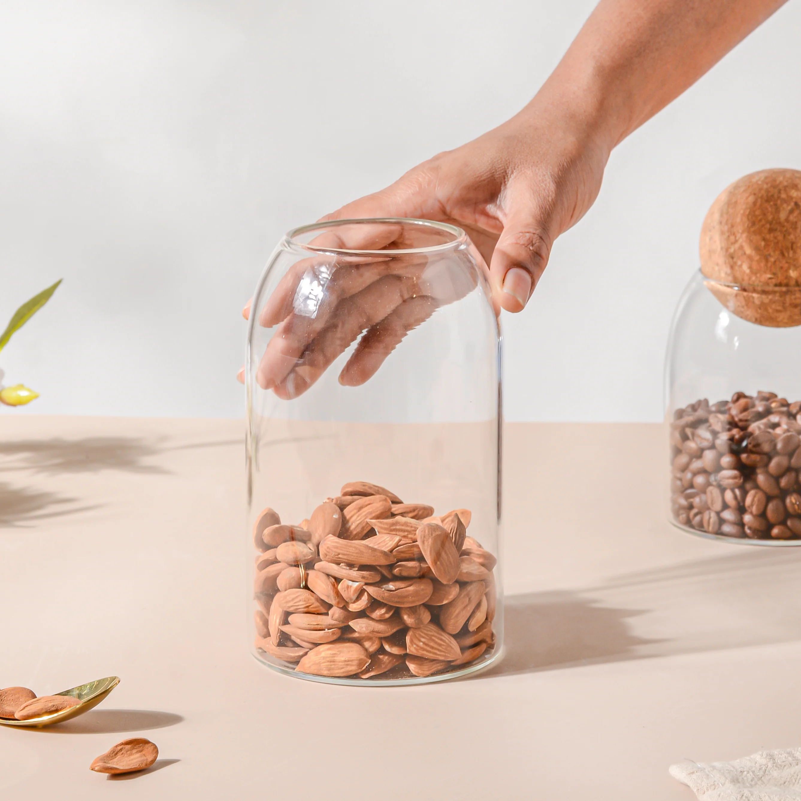 Medium Jar with Cork Lid - Image 4