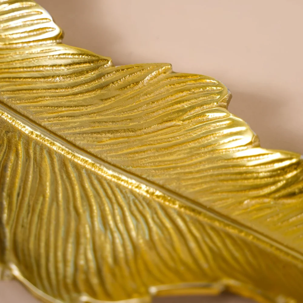 Metal Platter Gold 19 Inch - Image 5