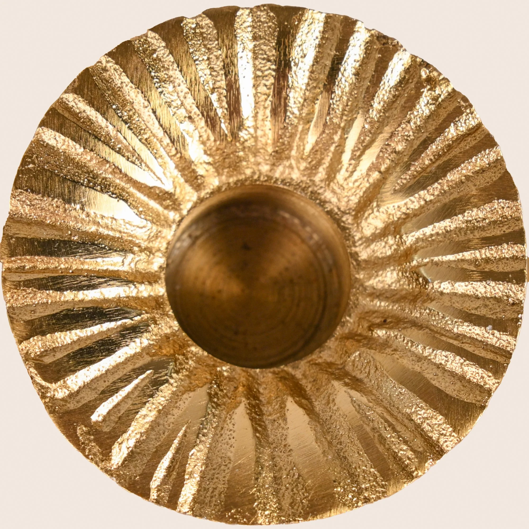 Metal Taper Candle Holder Set Of 2 Gold - Image 7