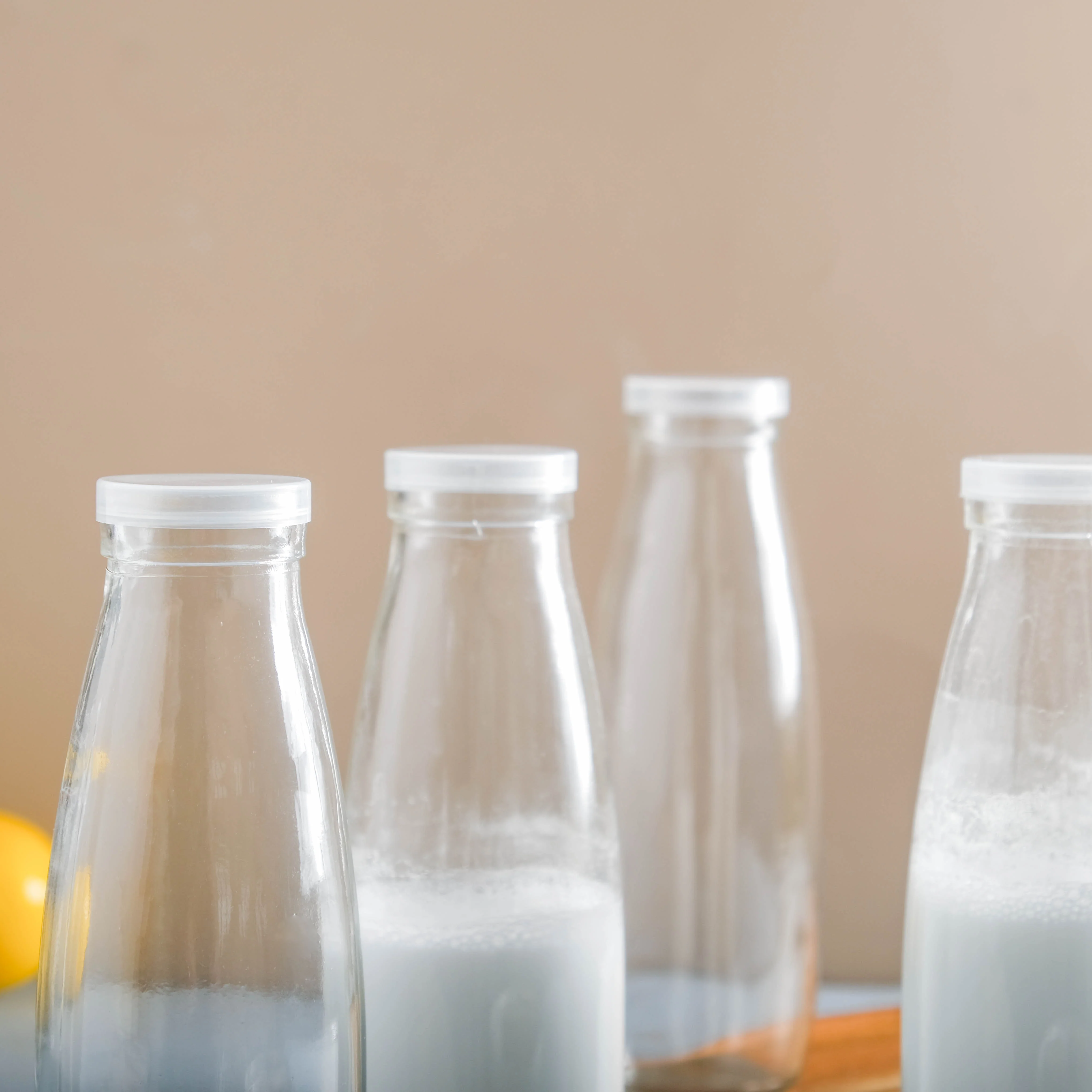 Milk Bottle with Lid Set of 4 - Image 5