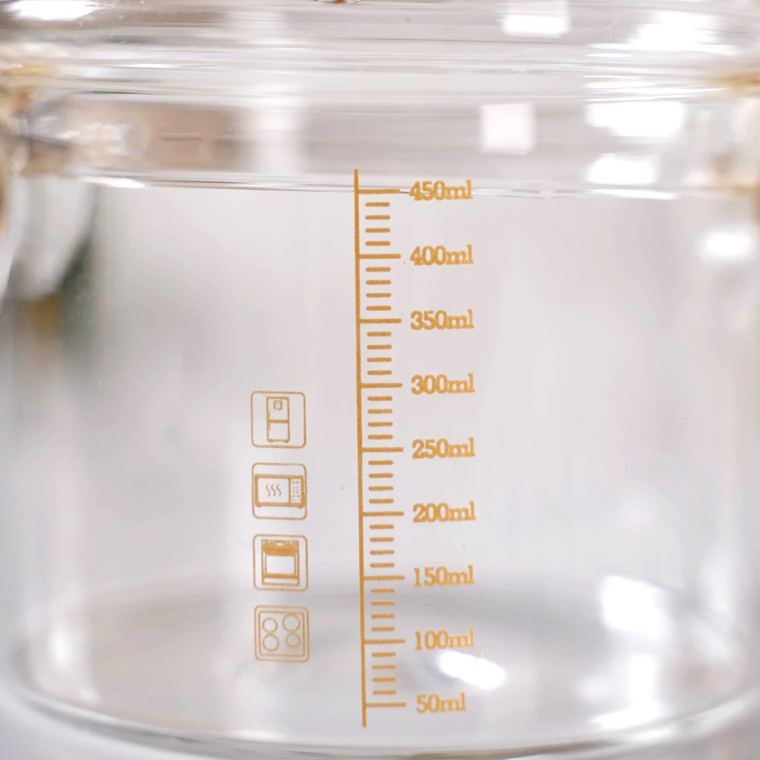 Mini Borosilicate Glass Pot With Lid 450ml - Image 6