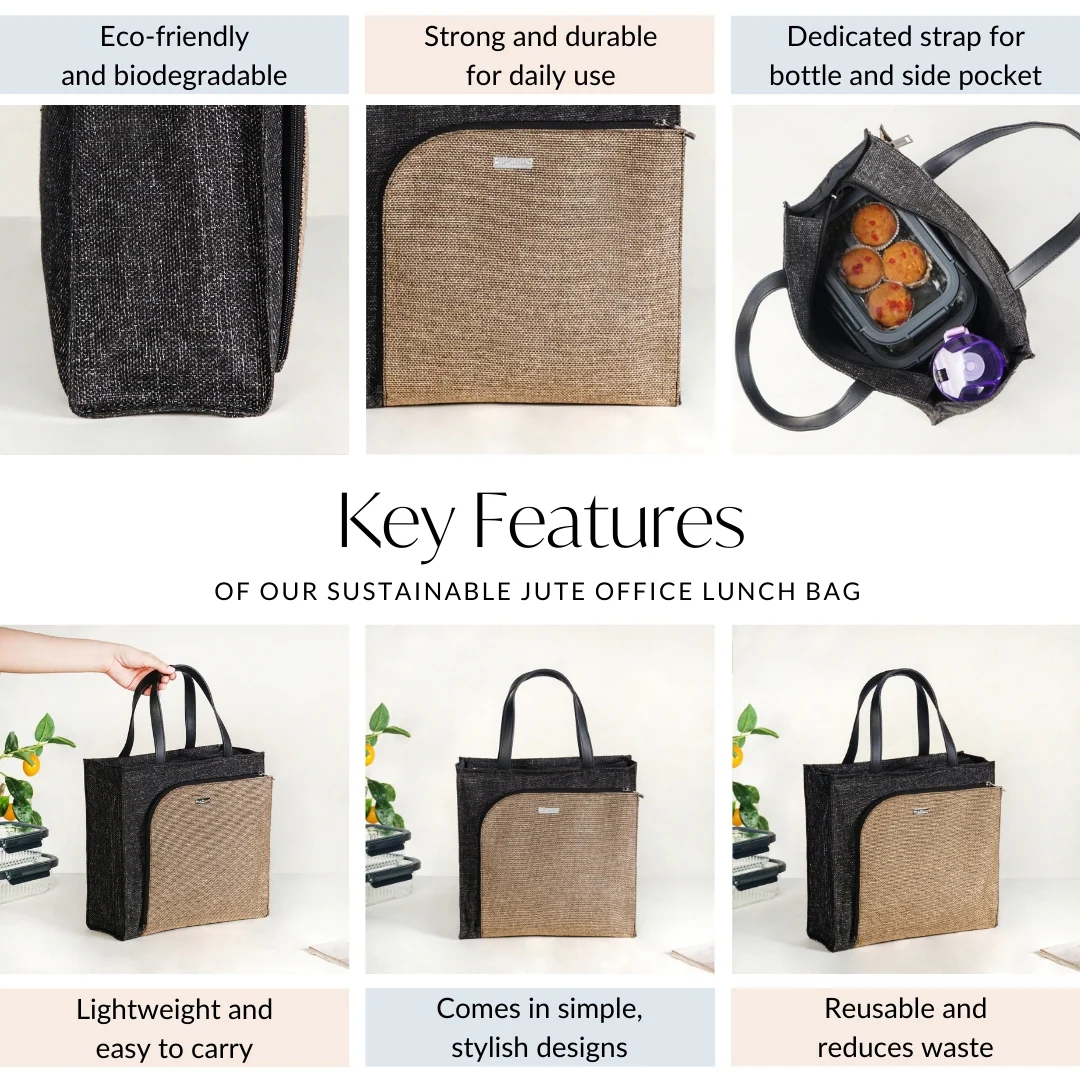 Minimalist Everyday Lunch Bag For Office - Image 5