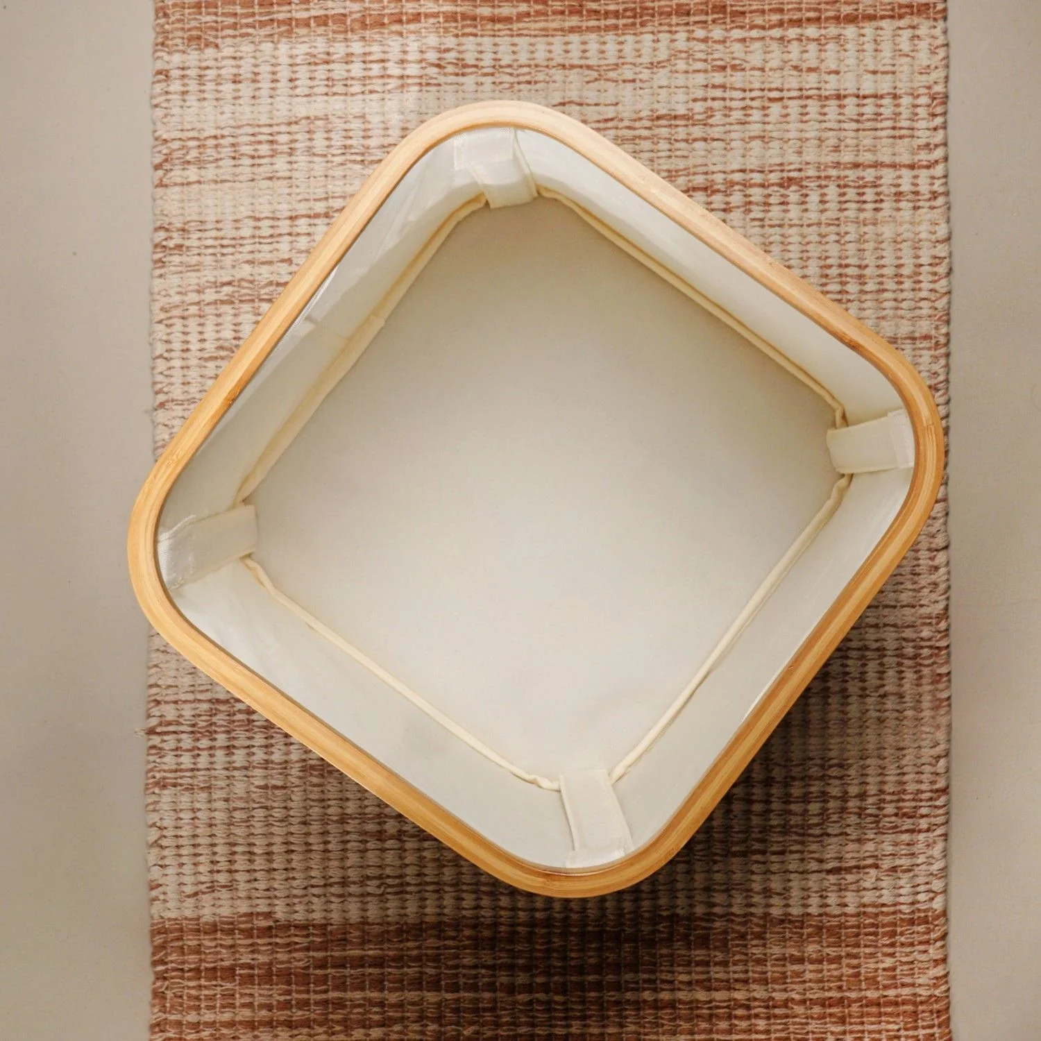 Minimalist Laundry Basket Off White - Image 6