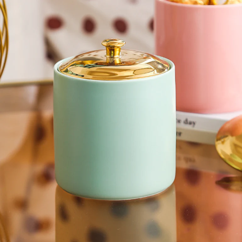 Mint Ceramic Container - Image 2