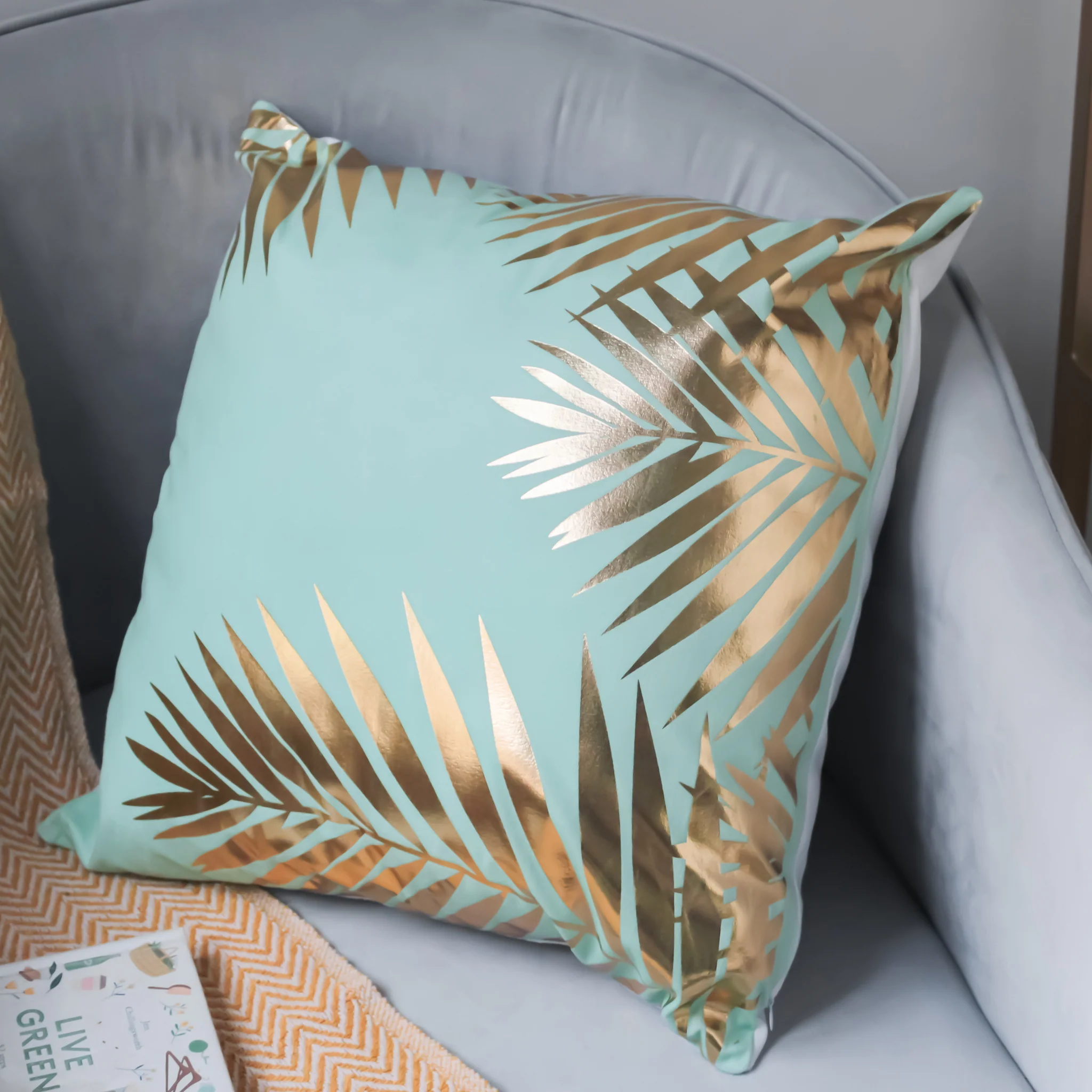 Mint Green Cushion Cover Set of 2 - Image 7