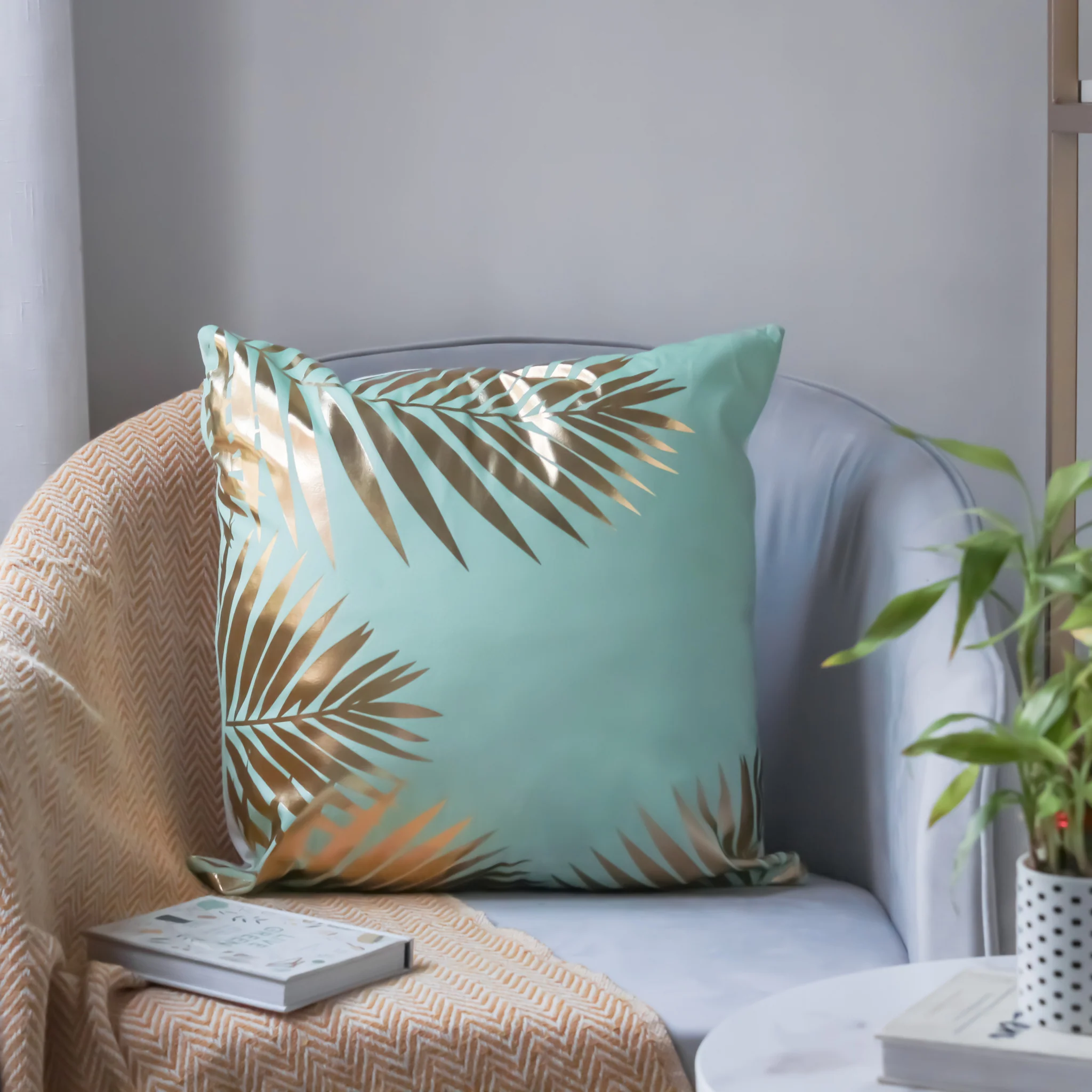 Mint Green Cushion Cover Set of 2 - Image 9