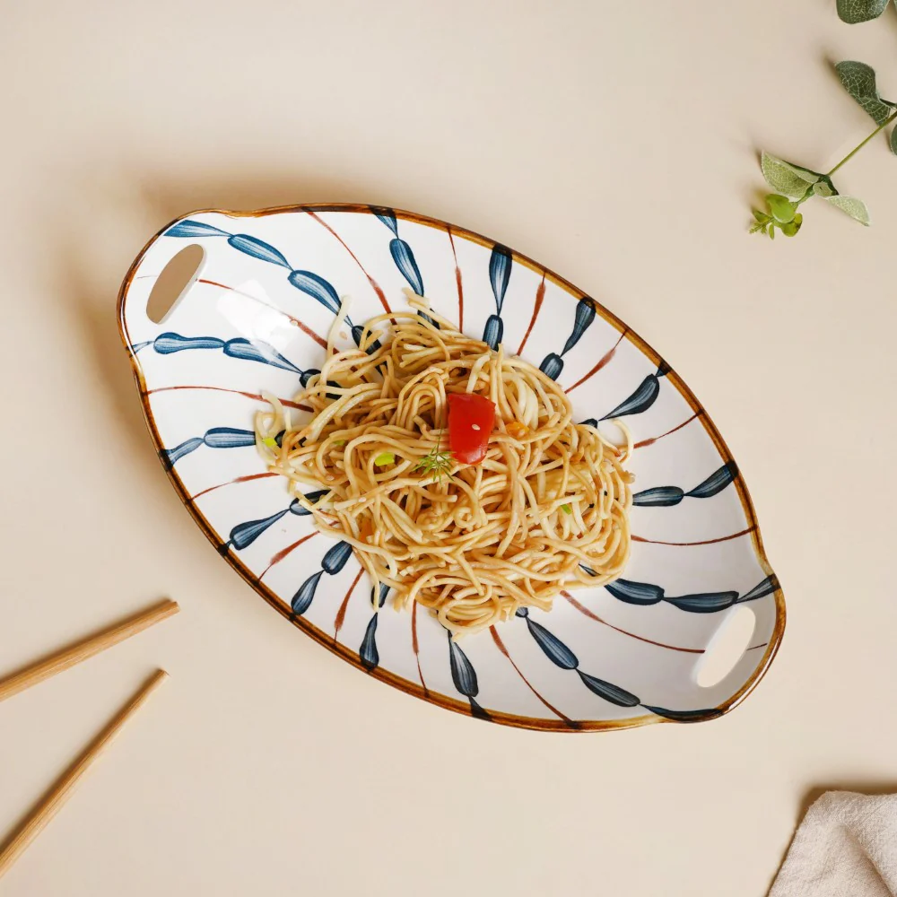 Mizo Teardrop Ceramic Baking Plate 11 inch - Image 4