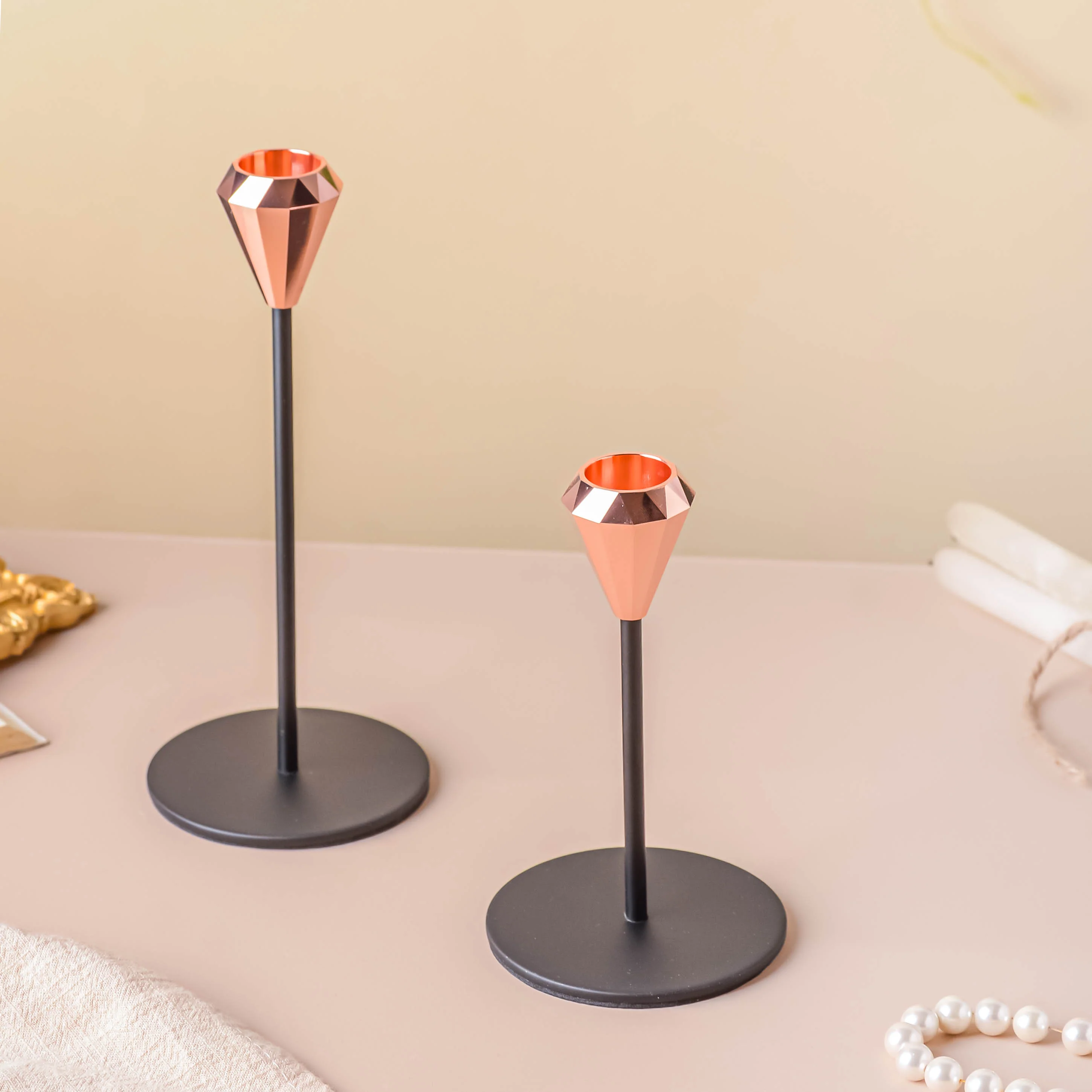 Modern Candle Holder Set of 2 - Image 14