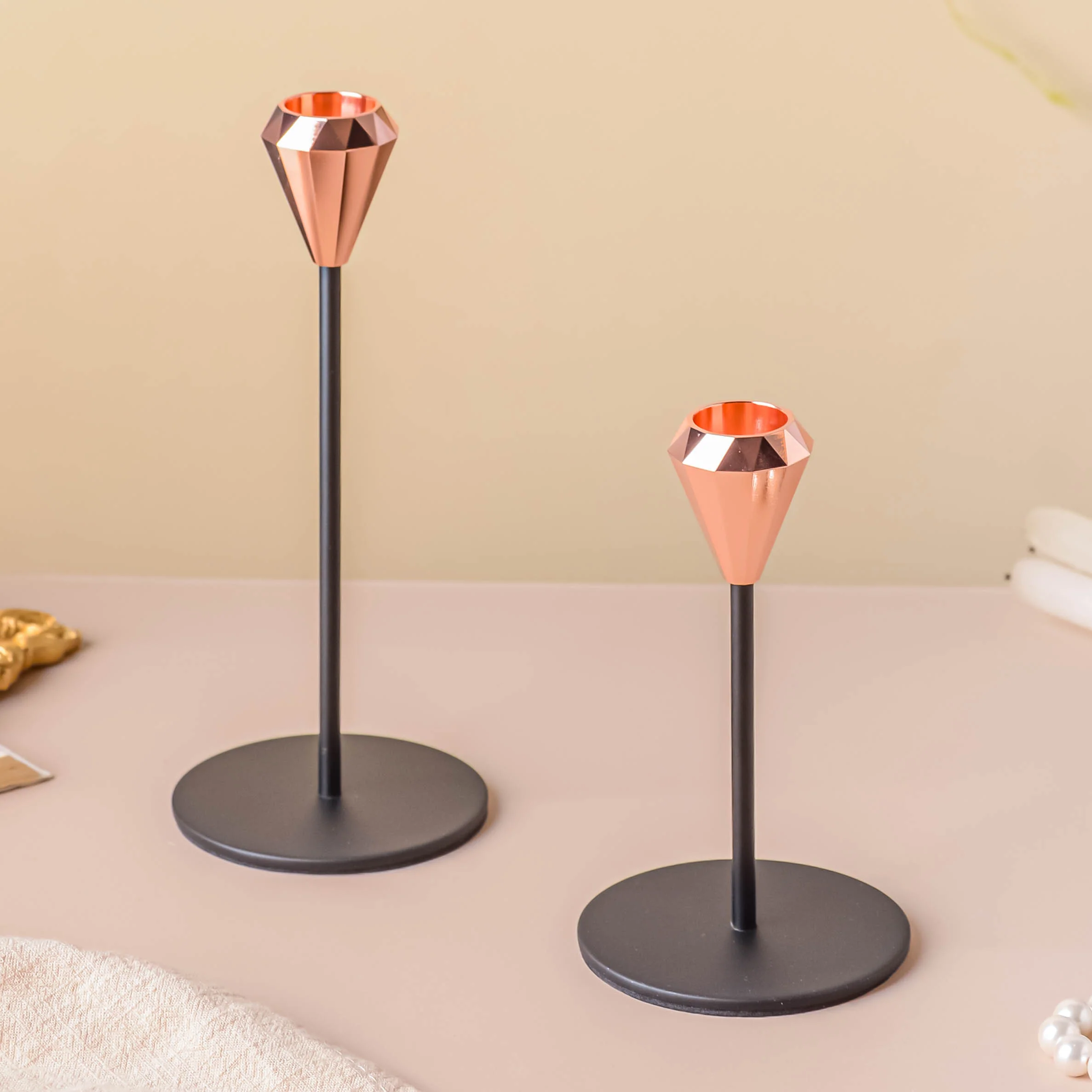 Modern Candle Holder Set of 2 - Image 16
