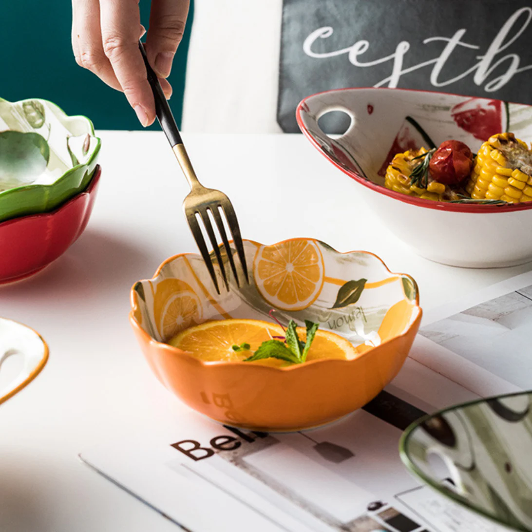 Modern Ceramic Fruit Bowls 500 ml - Image 8