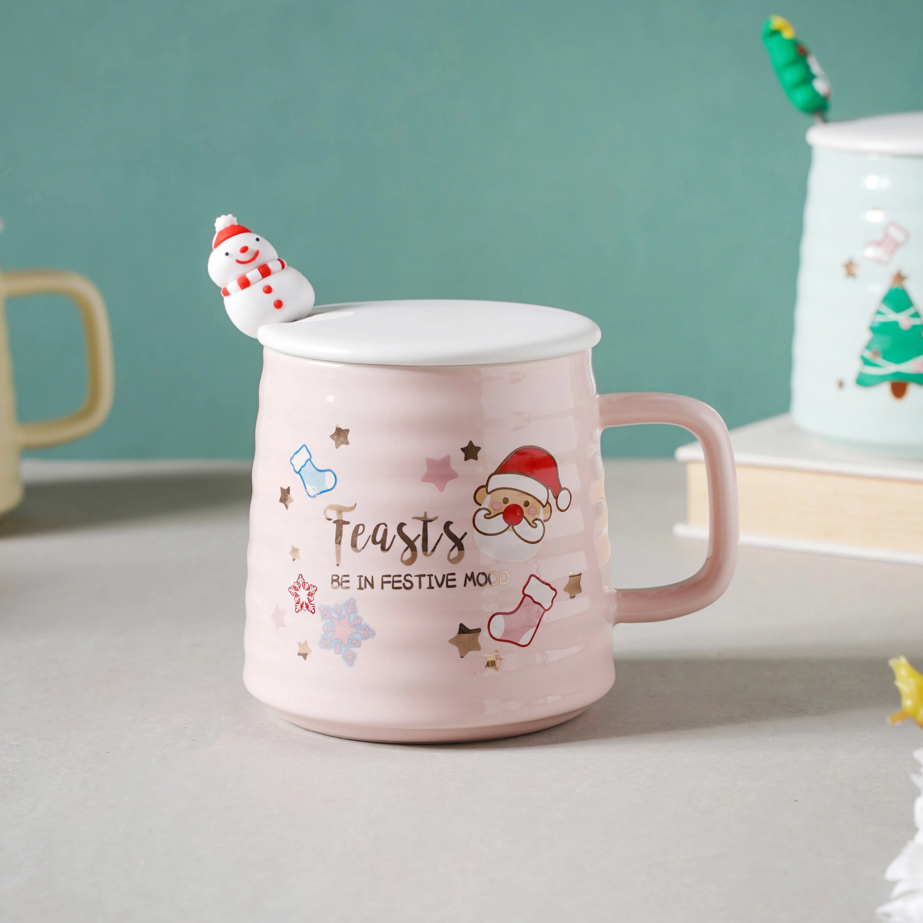 Modern Textured Ceramic Cup - Image 9