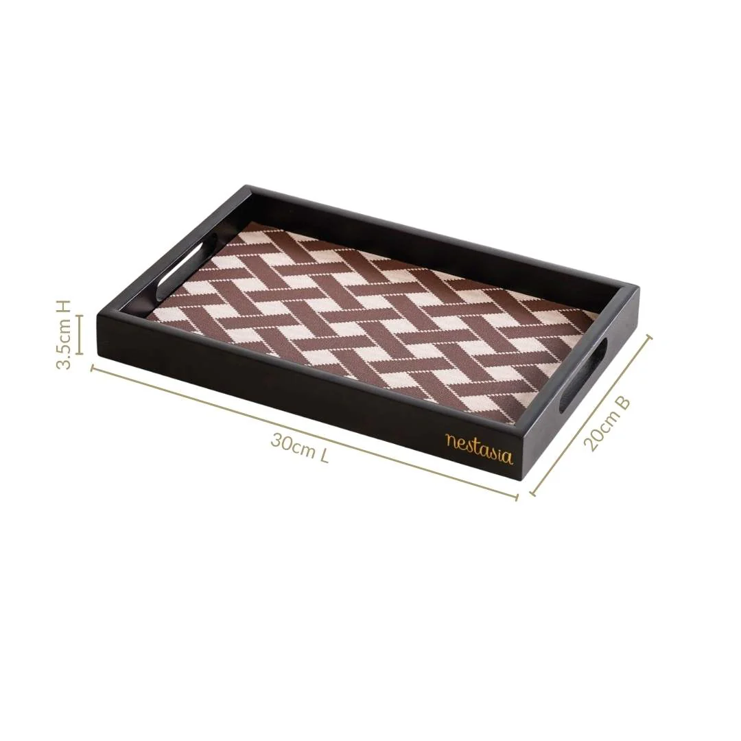 Multipurpose Decorative Tray Brown Small - Image 4