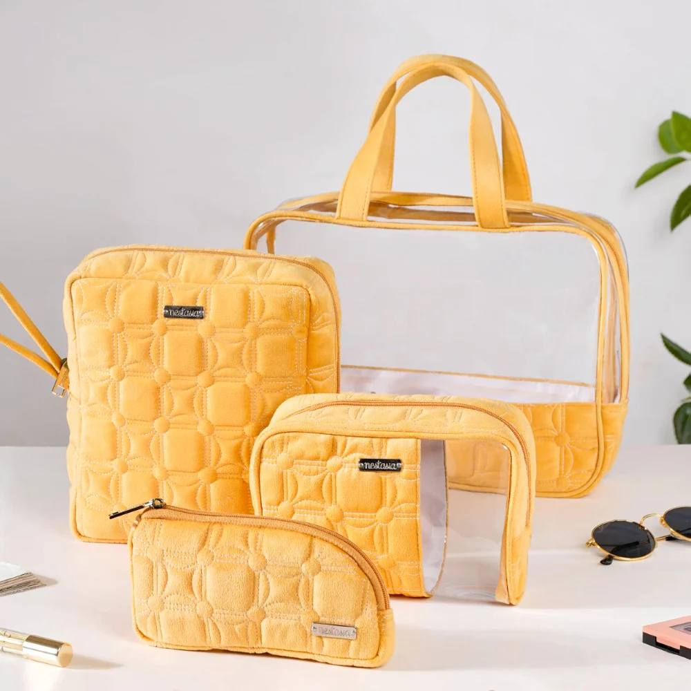 Multipurpose Travel Kit Set Of 4 Yellow - Image 3