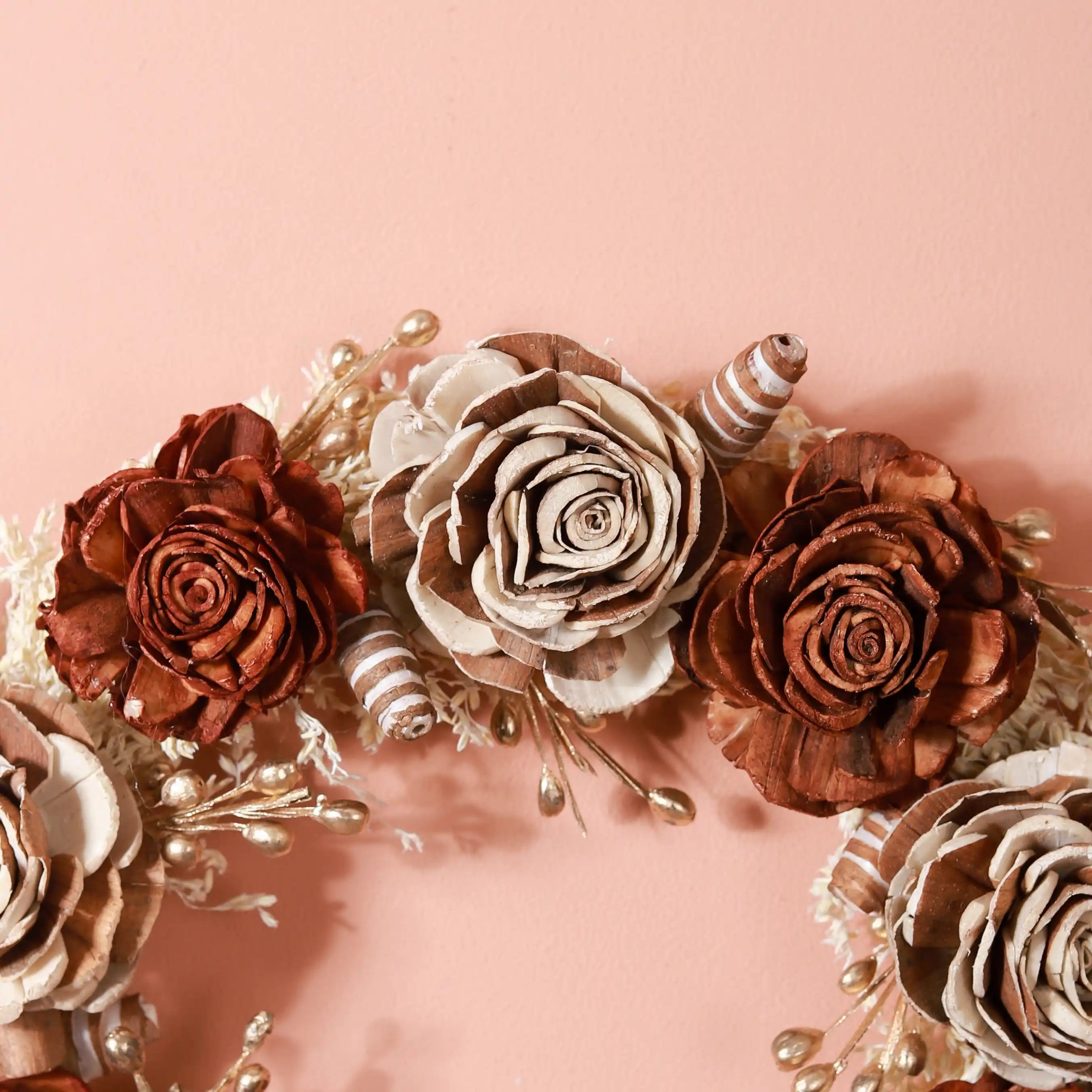 Natural Eco Flower Wreath Garland - Image 8