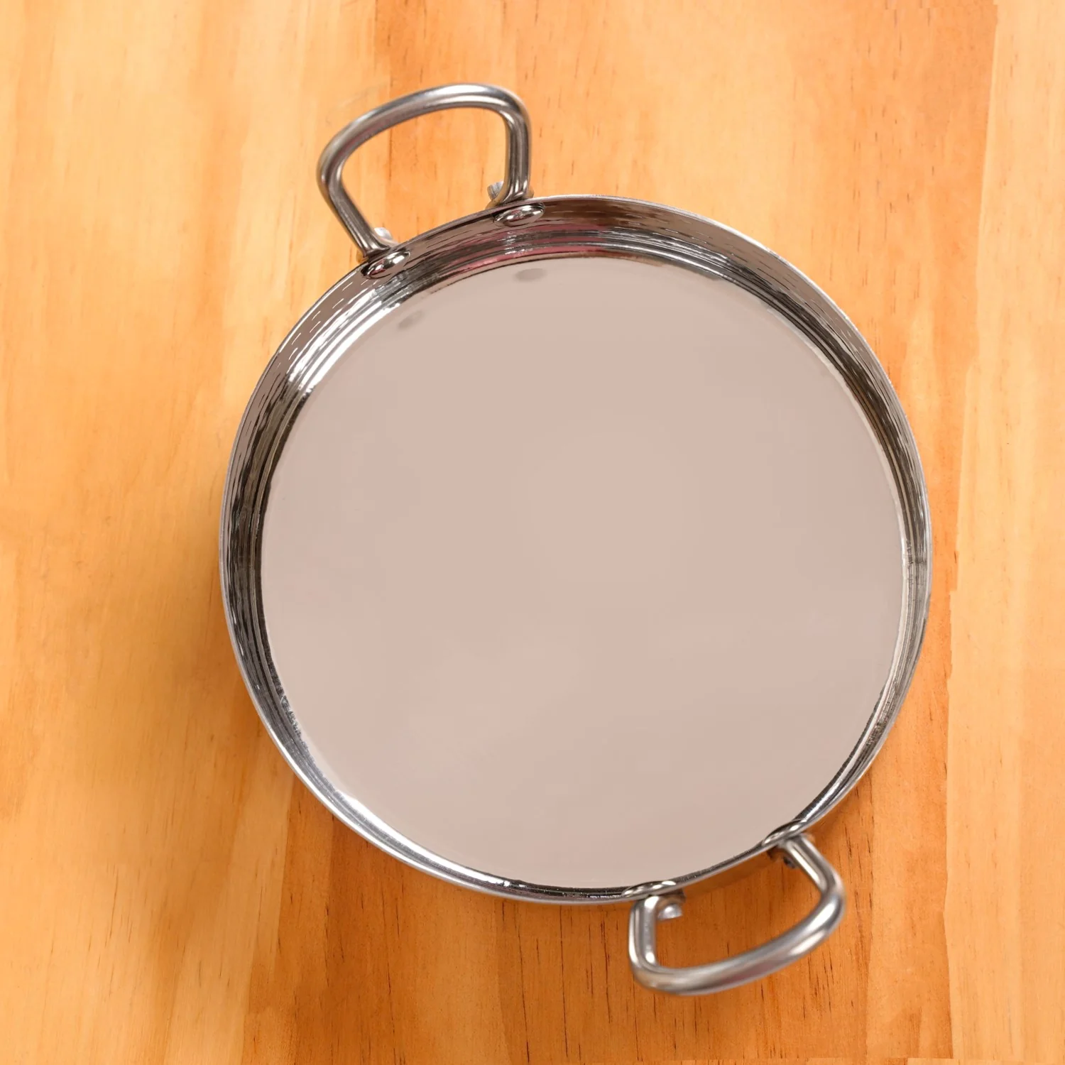 Nested Stainless Steel Round Serving Dish Set Of 3 - Image 6