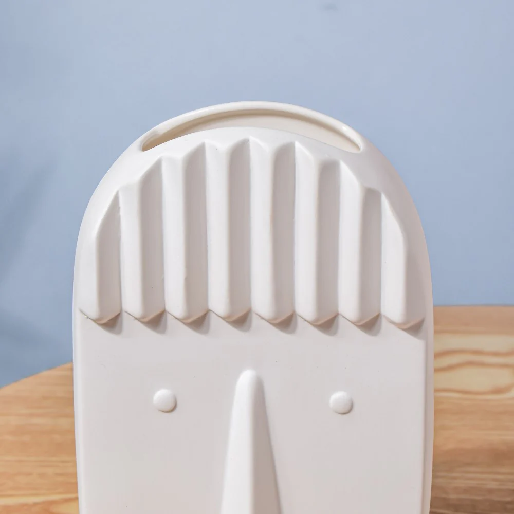 Nordic Ceramic Face Vase Medium - Image 5