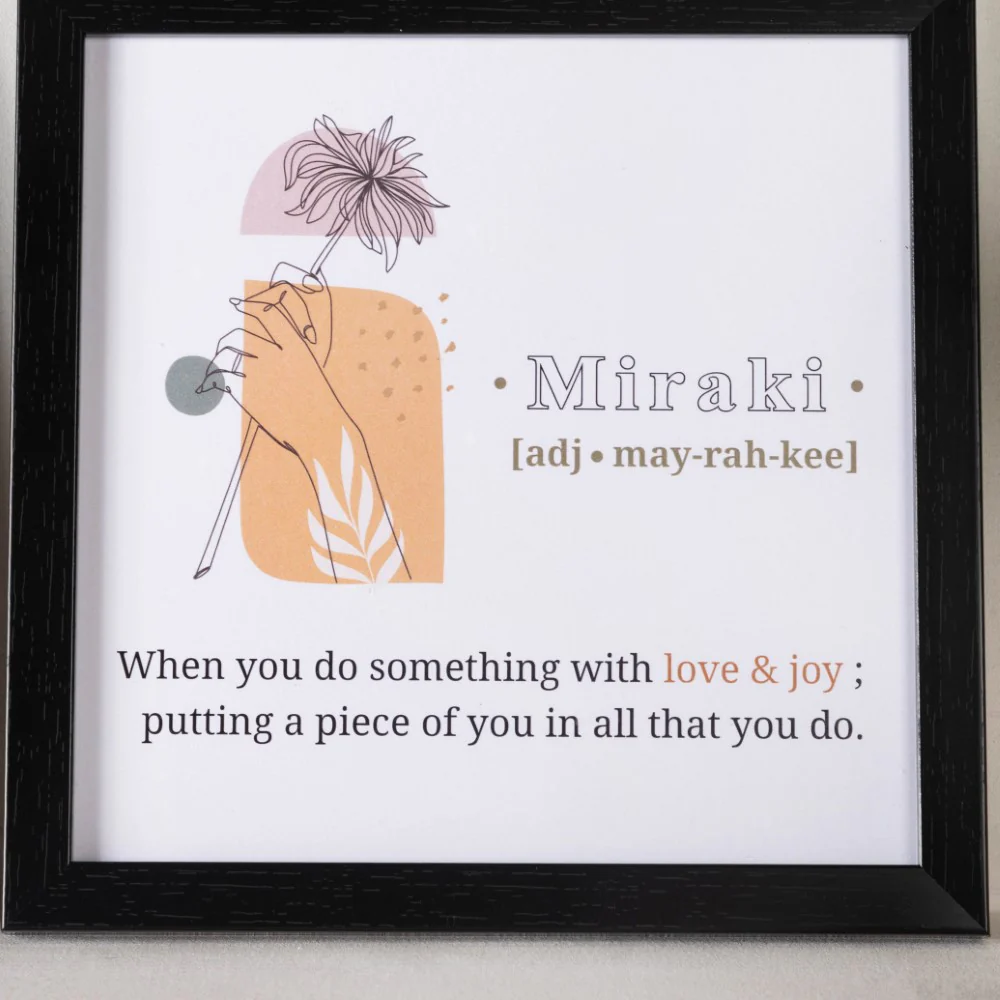 Notes To Self Framed Posters Set Of 4 9x9 Inch - Image 11