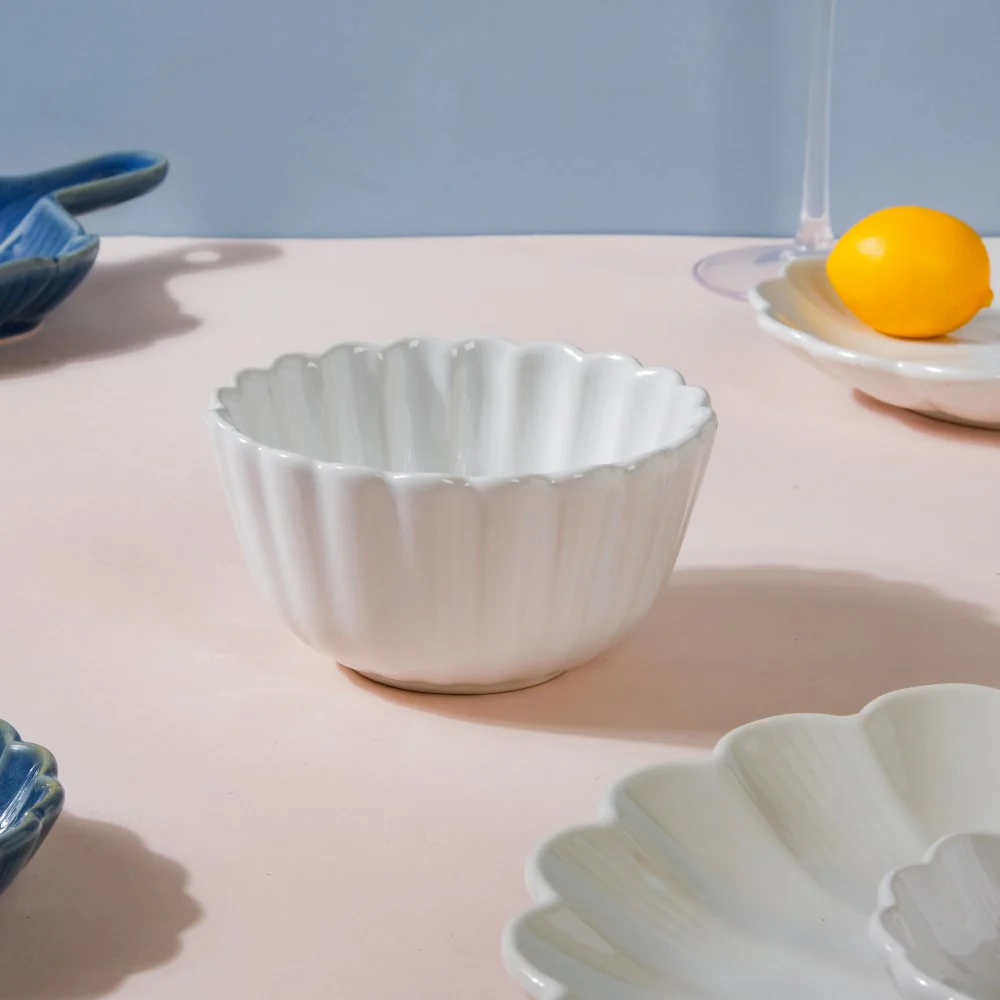 Ocean Blue and White 28 Piece Dinner Set For 6 - Image 16