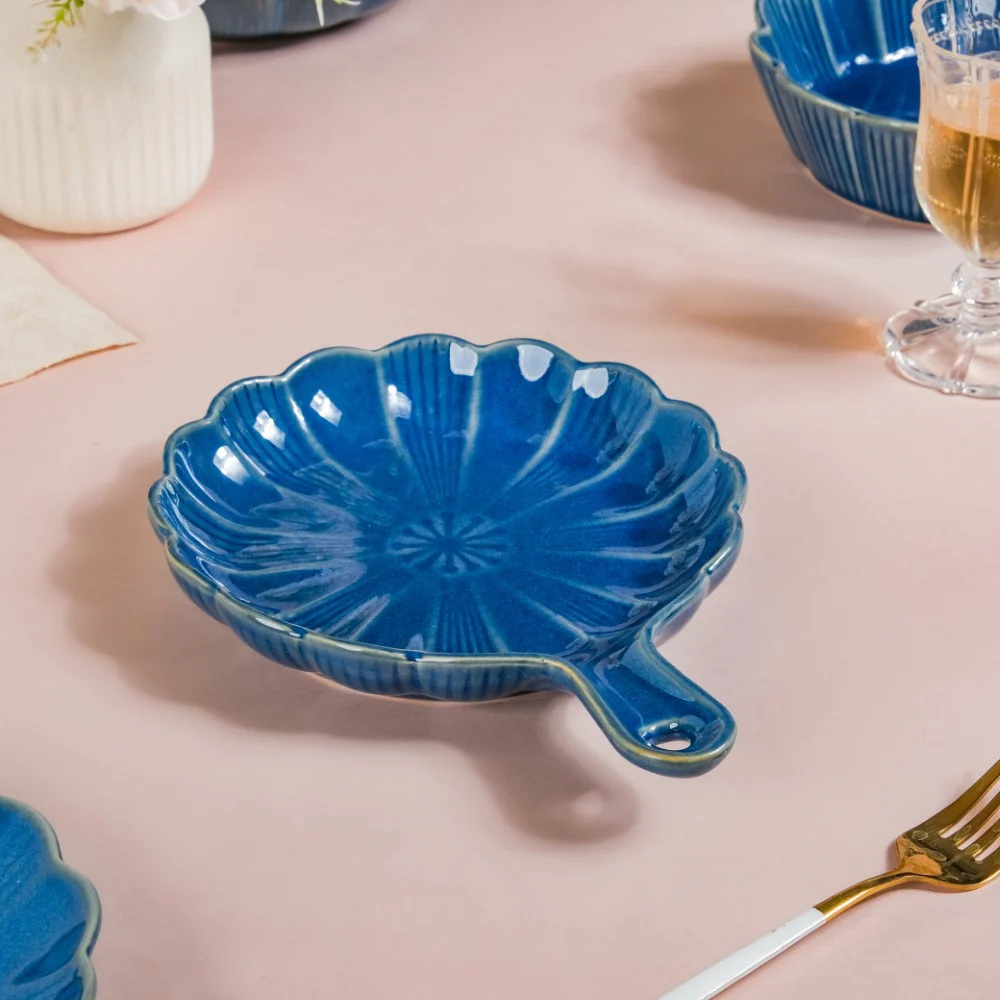 Ocean Plate With Handle Blue - Image 6