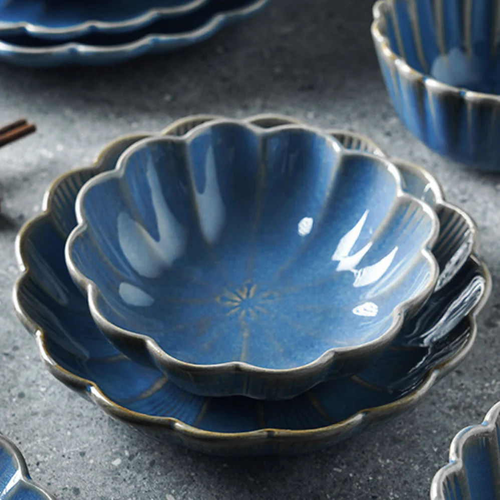 Ocean Ceramic Dinner Plate Blue 10 Inch - Image 2