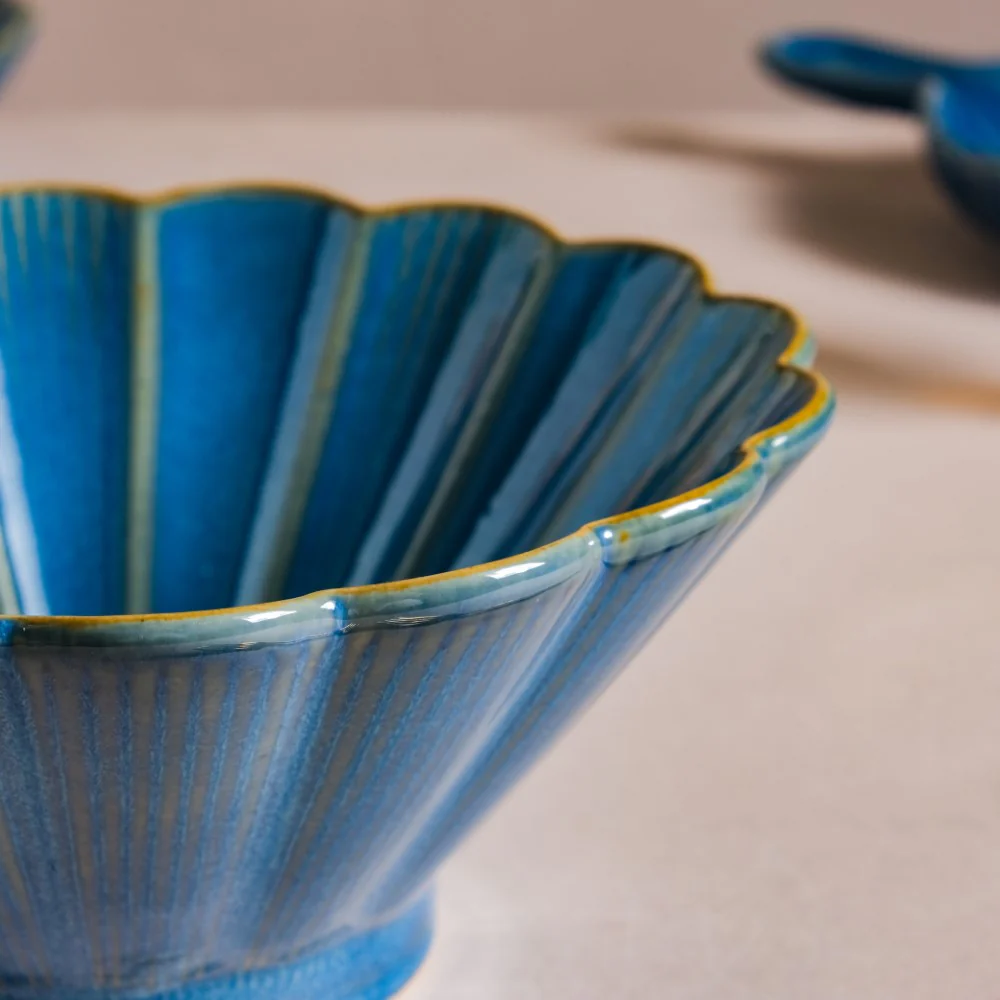 Ocean Ramen Bowl Blue Small 550ml - Image 6
