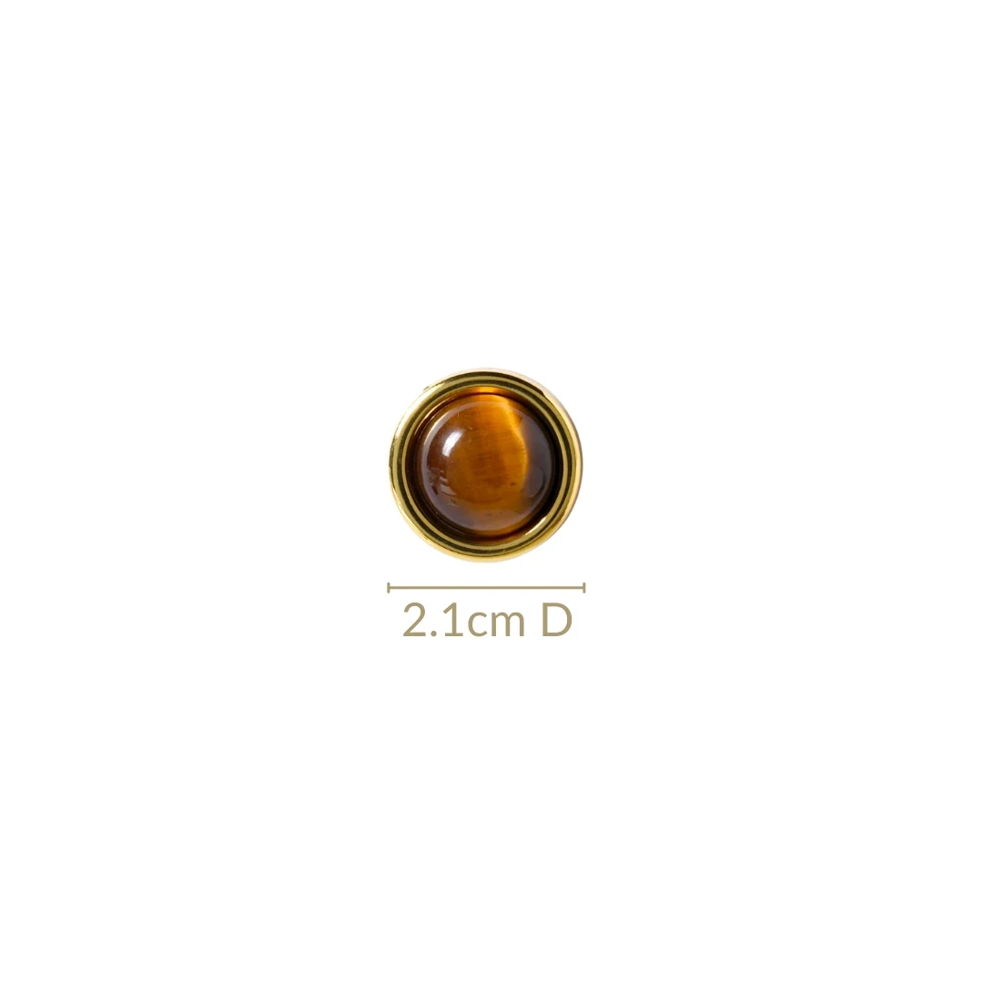 Ochre Dream Circle Studs - Image 3